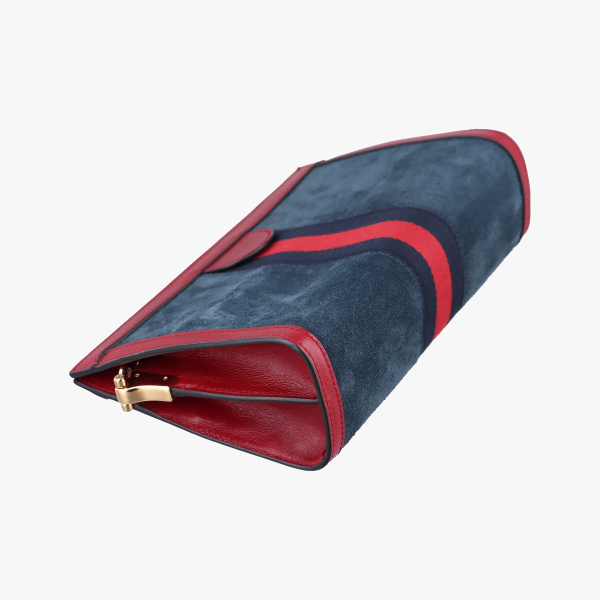 Ophidia Navy×red Suede×Leather 503877 G025923960オフィディア ネイビー×レッド スエード×レザー 503877 G025923960