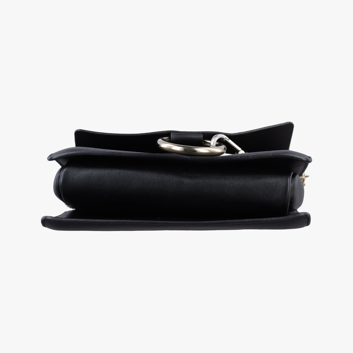 Pre-owned Chloe FAYE Black Leather × suede shoulderbag | stylenewstar