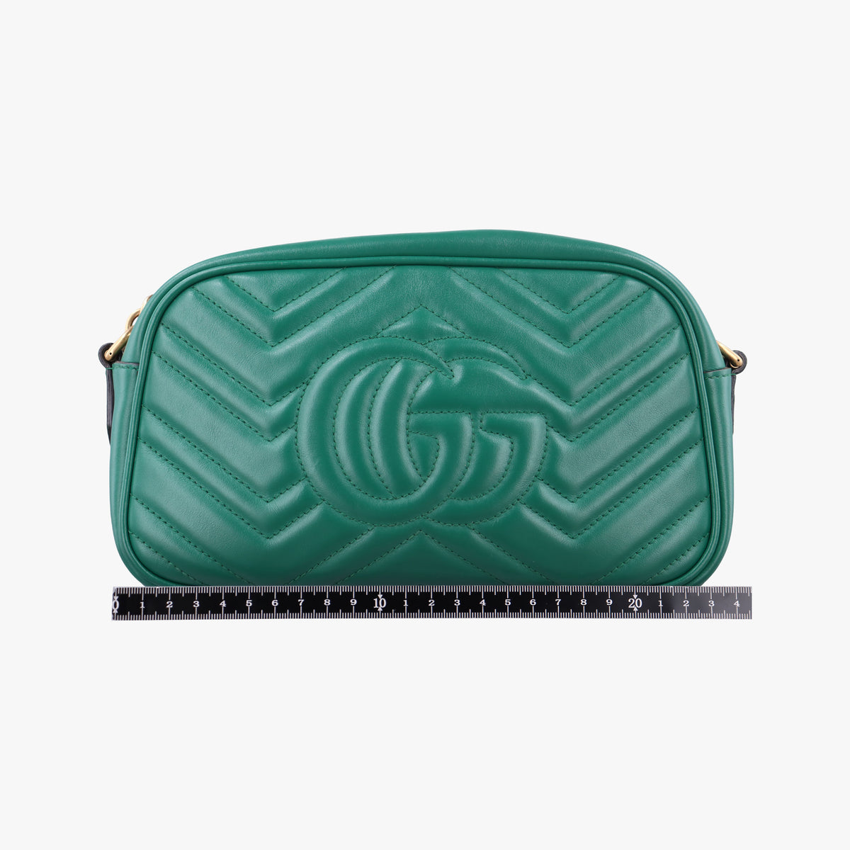 GG Marmont Green Leather 447632 H023901532GGマーモント グリーン レザー 447632 H023901532