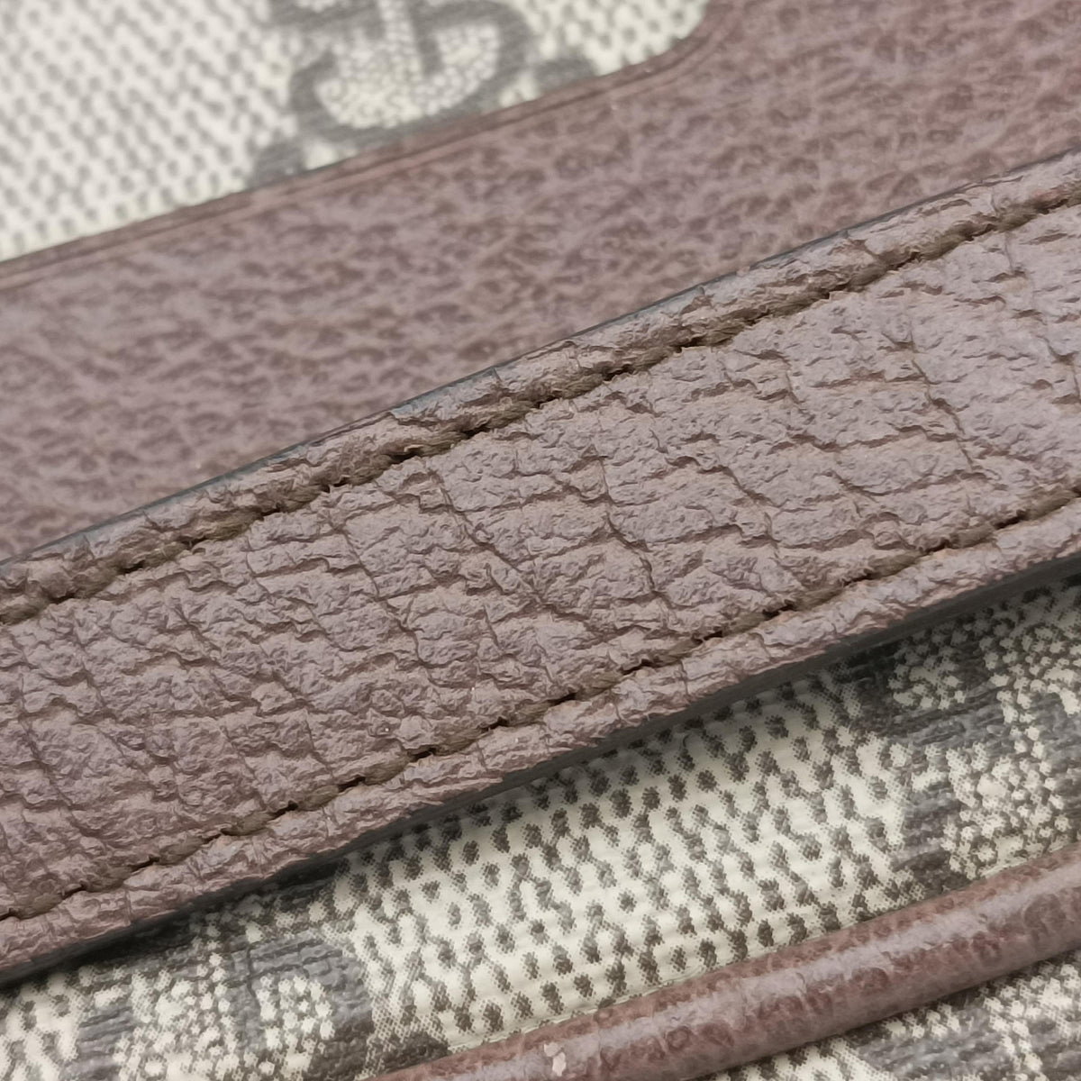 Pre-owned Gucci Ophidia Brown×red×green PVC coated canvas×Leather 598912 shoulderbag | stylenewstar