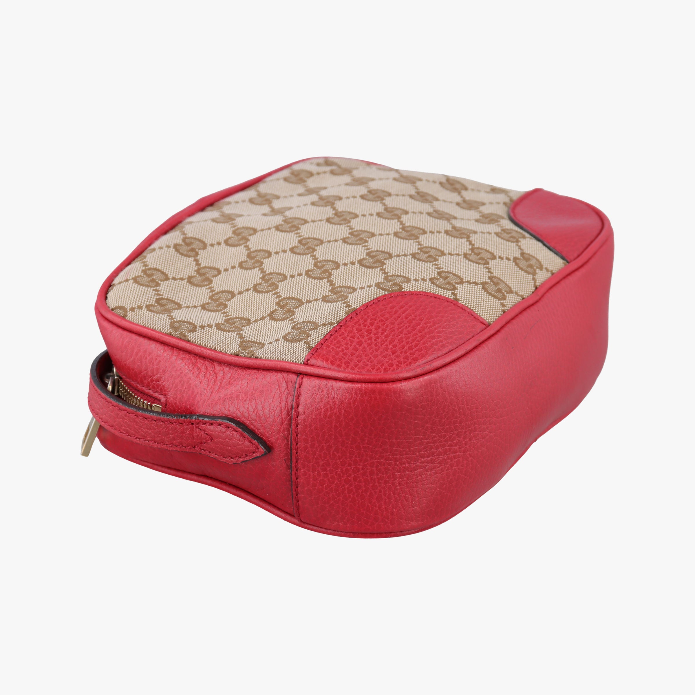 Bree Microguccissima Beige x red Canvas×Leather 449413 I023427209ブリー マイクログッチシマ ベージュ×レッド キャンバス×レザー 449413 I023427209