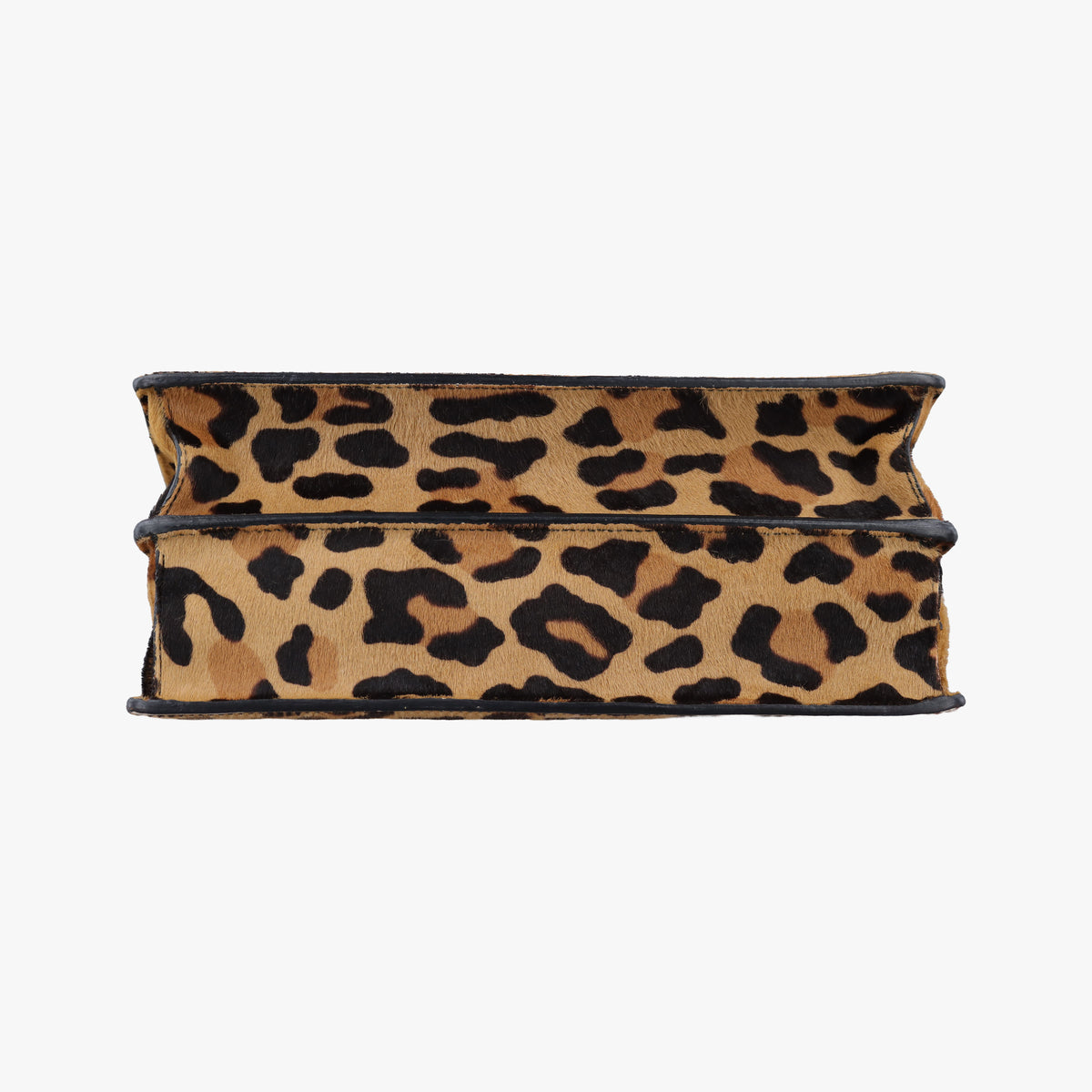 Secondhand Miu Miu Leopard print Multicolour ponyhair×leather shoulderbag | stylenewstar