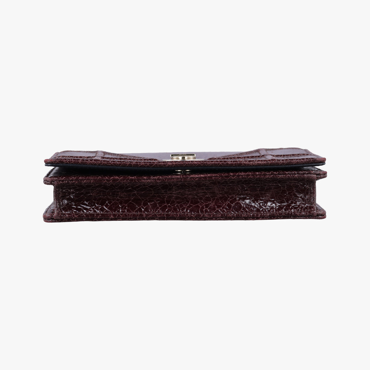 Pre-owned Christian Dior Diorama Burgundy Leather shoulderbag | stylenewstar