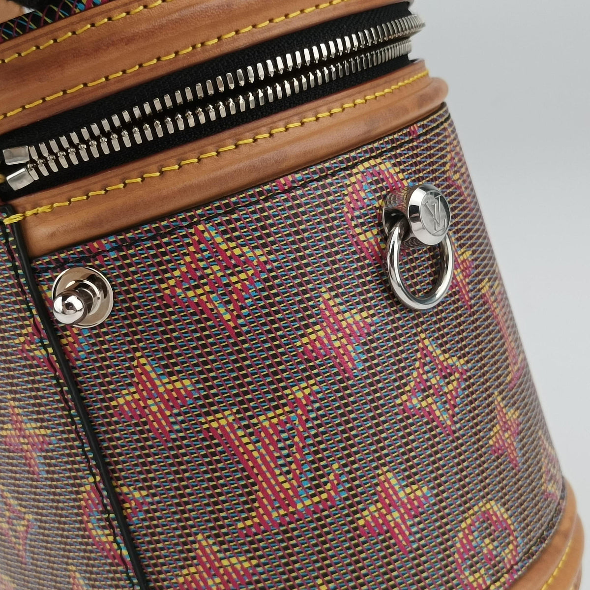 LV Pop Cannes Multicolour Monogram 3D PopCanvas × Vachetta Leather M55457 FL2129 IC ChipLVポップ カンヌ マルチカラー モノグラム 3D ポップ キャンバス × ヌメ革 M55457 FL2129 ICチップ