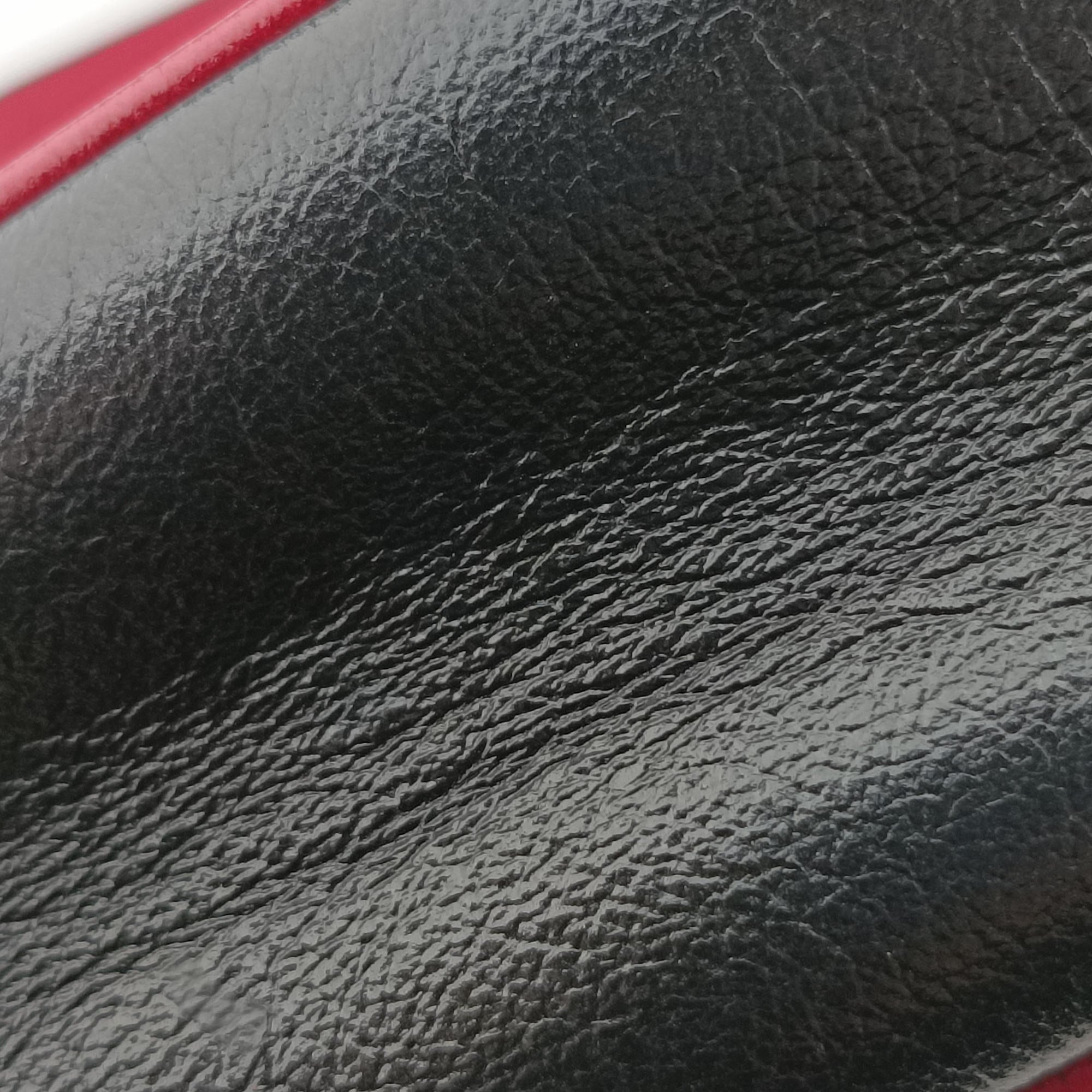 GG Marmont Black×Red Leather 550154 H029690636GGマーモント ブラック×レッド レザー 550154 H029690636