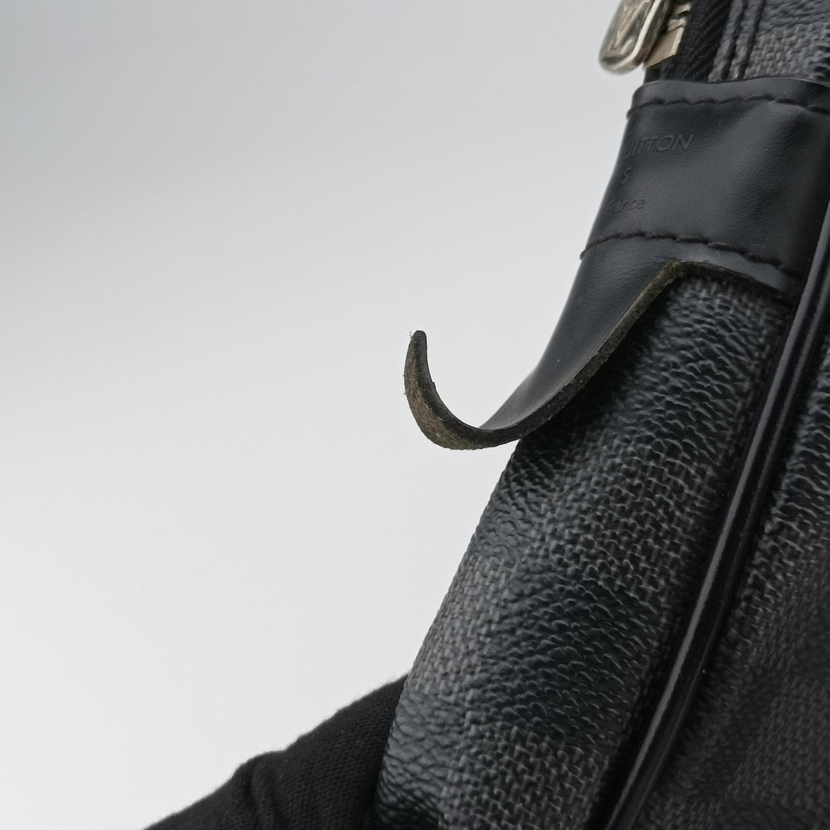 Porte Documents Voyage Noir Damier Graphite N41125 TR0133ポルト ドキュマン ヴォワヤージュ ノワール ダミエグラフィット N41125 TR0133