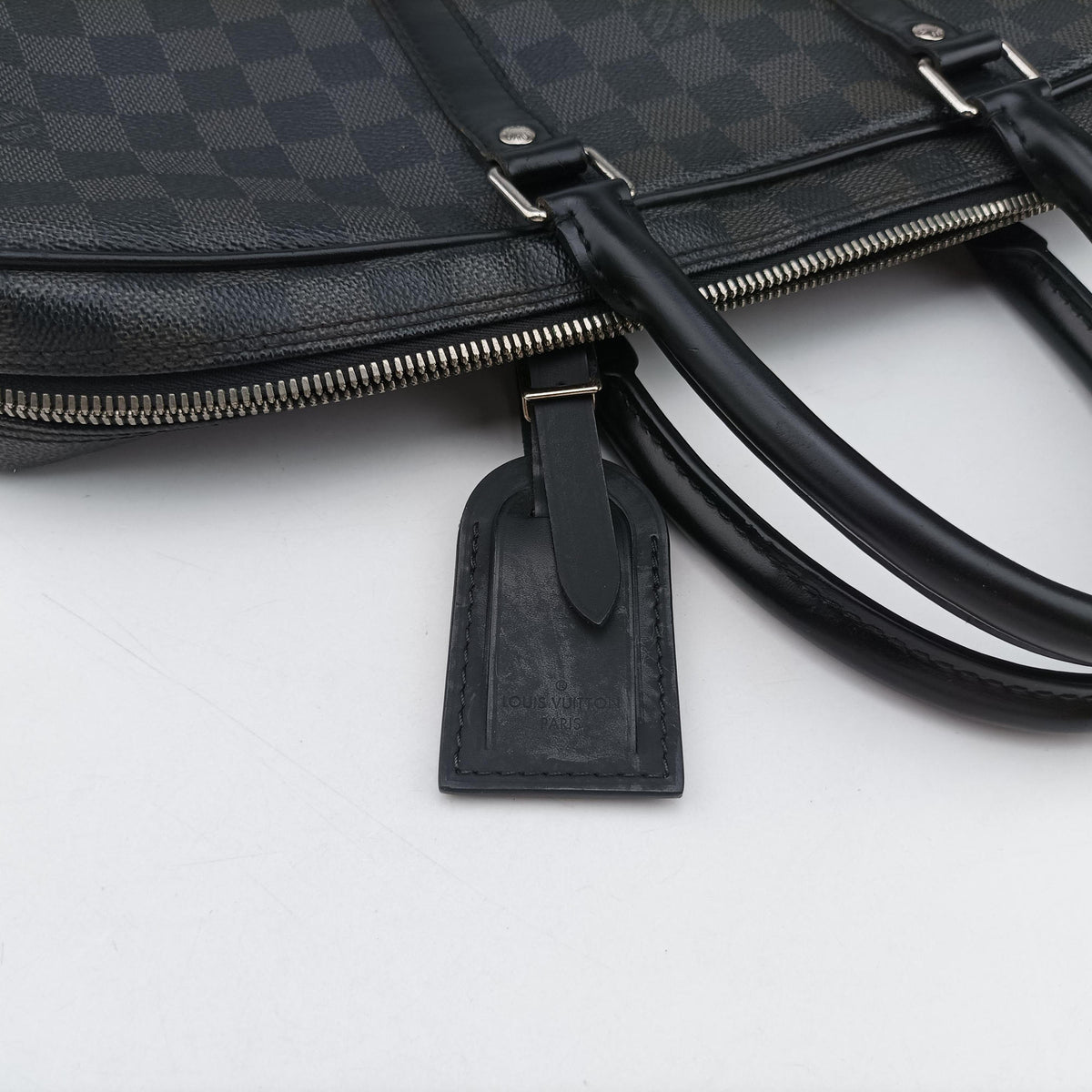 Porte Documents Voyage Noir Damier Graphite N41125 TR0133ポルト ドキュマン ヴォワヤージュ ノワール ダミエグラフィット N41125 TR0133
