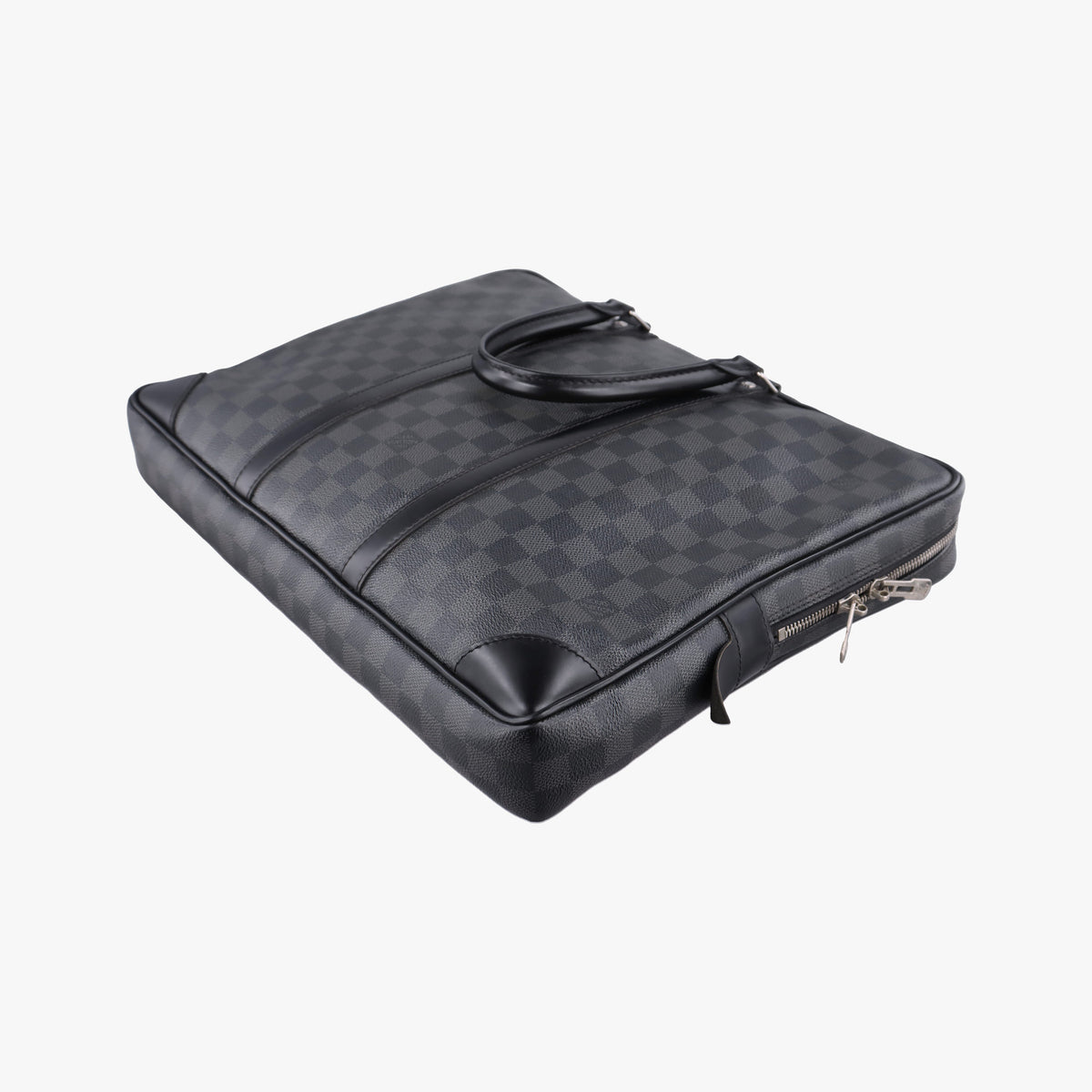 Porte Documents Voyage Noir Damier Graphite N41125 TR0133ポルト ドキュマン ヴォワヤージュ ノワール ダミエグラフィット N41125 TR0133