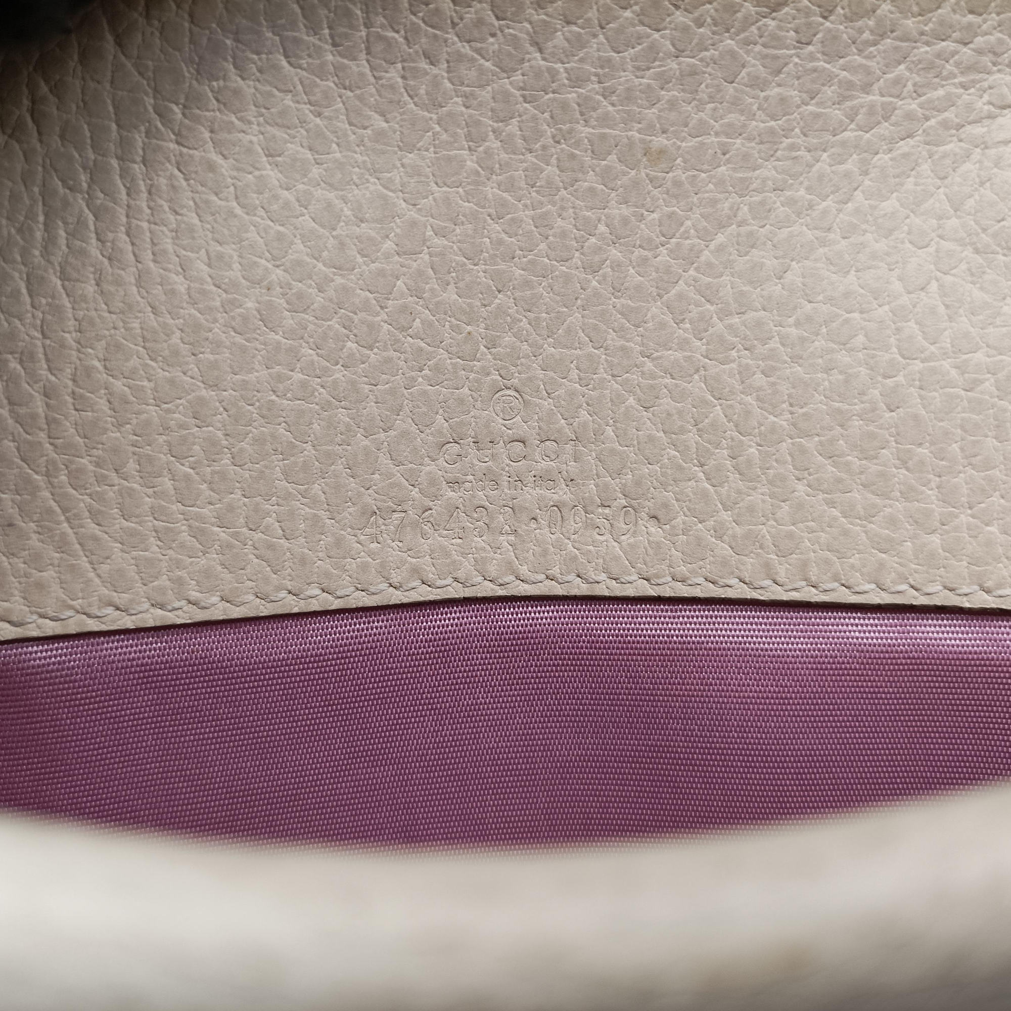 Dionysus White Leather 476432 ディオニュソス ホワイト レザー 476432