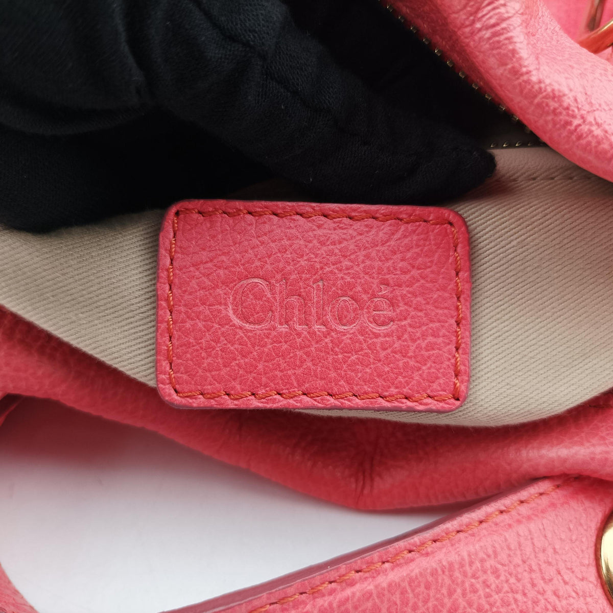 Pre-owned Chloe Paraty Pink Leather shoulderbag | stylenewstar