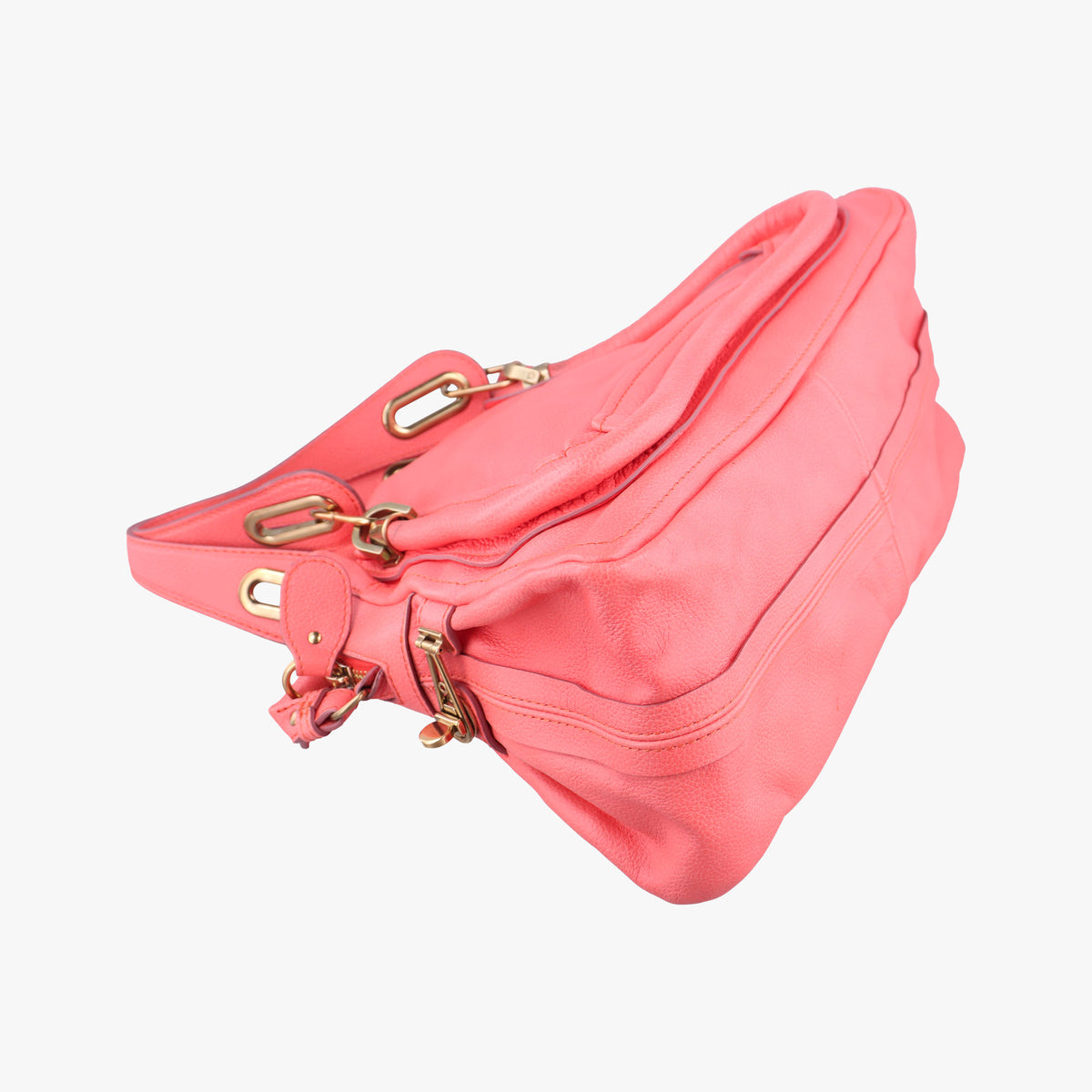 Pre-owned Chloe Paraty Pink Leather shoulderbag | stylenewstar