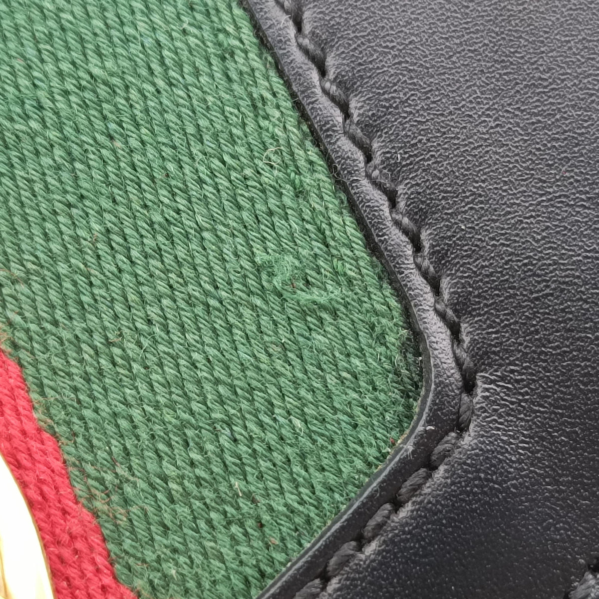 Sylvie Black×red×green Leather 431666 H021749324シルヴィ ブラック×レッド×グリーン レザー 431666 H021749324