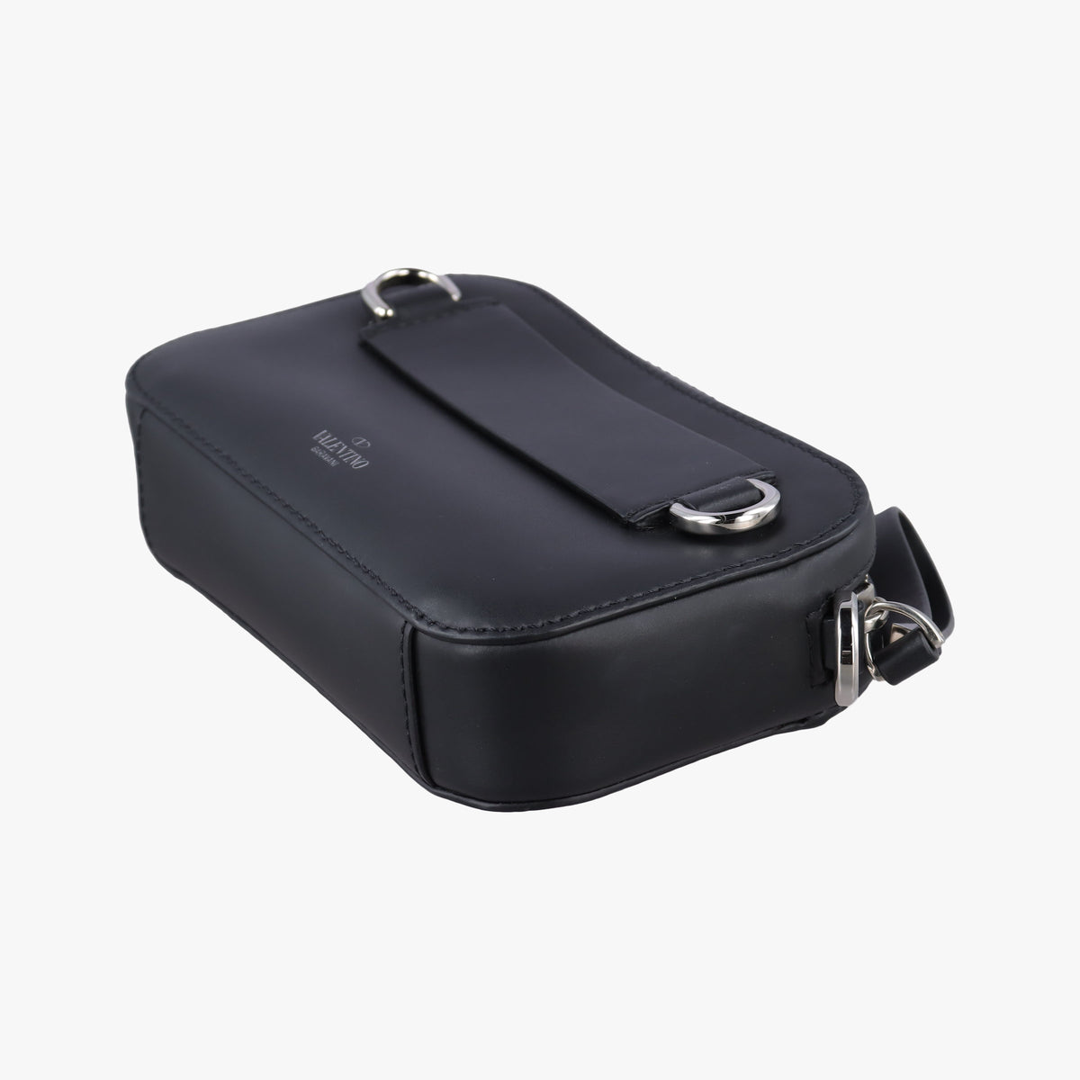 VLTN Print Black Leather IC ChipVLTN プリント ブラック レザー ICチップ