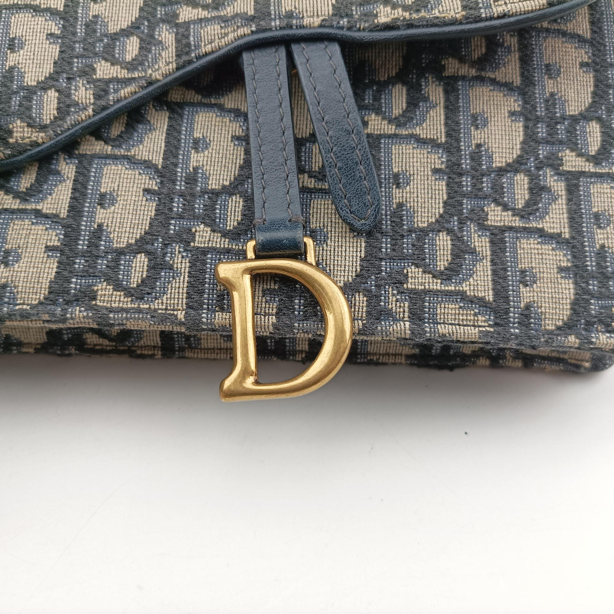 Saddle Navy×Gray Jacquard x Leather 12-MA-0290サドル ネイビー×グレー ジャガード×レザー 12-MA-0290