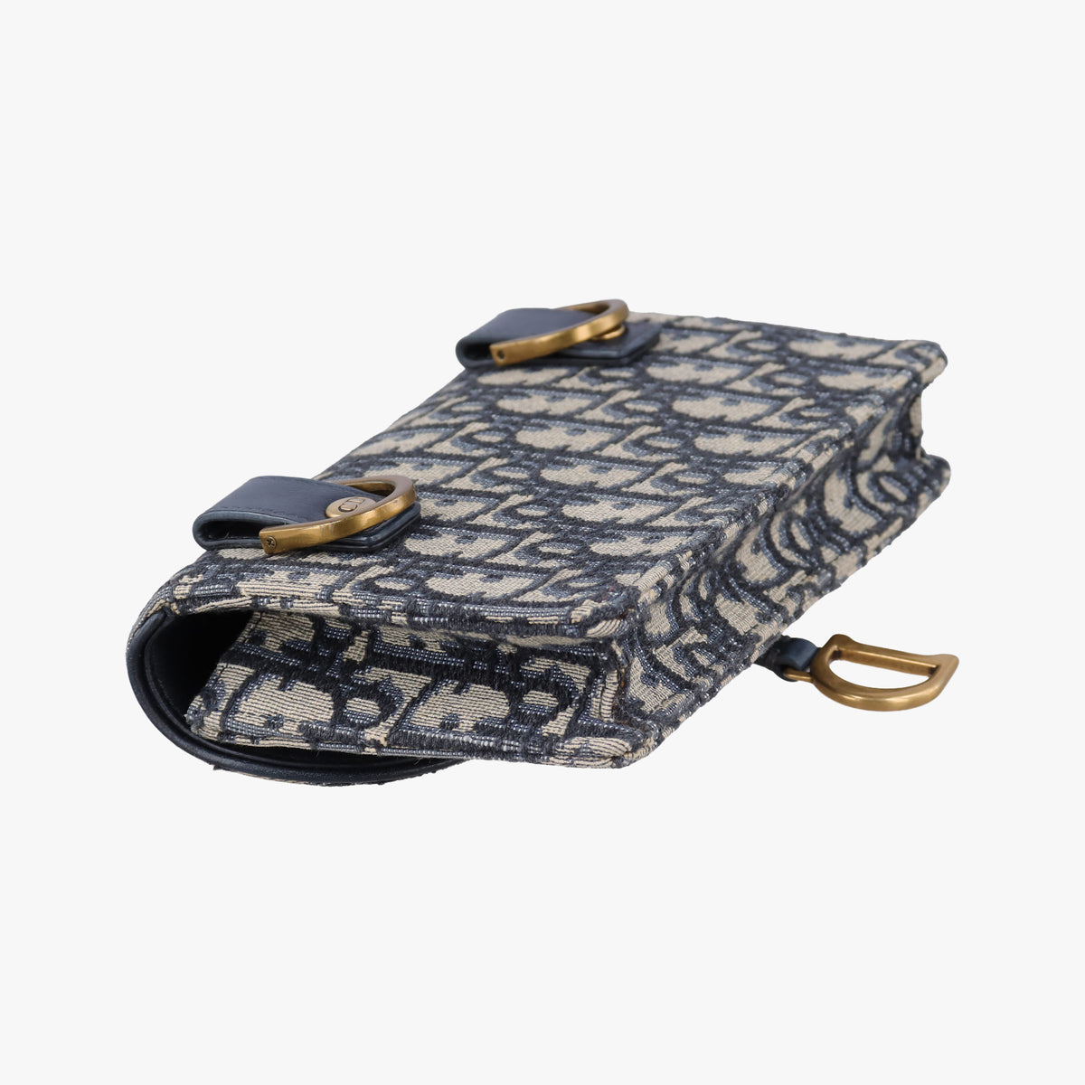 Saddle Navy×Gray Jacquard x Leather 12-MA-0290サドル ネイビー×グレー ジャガード×レザー 12-MA-0290