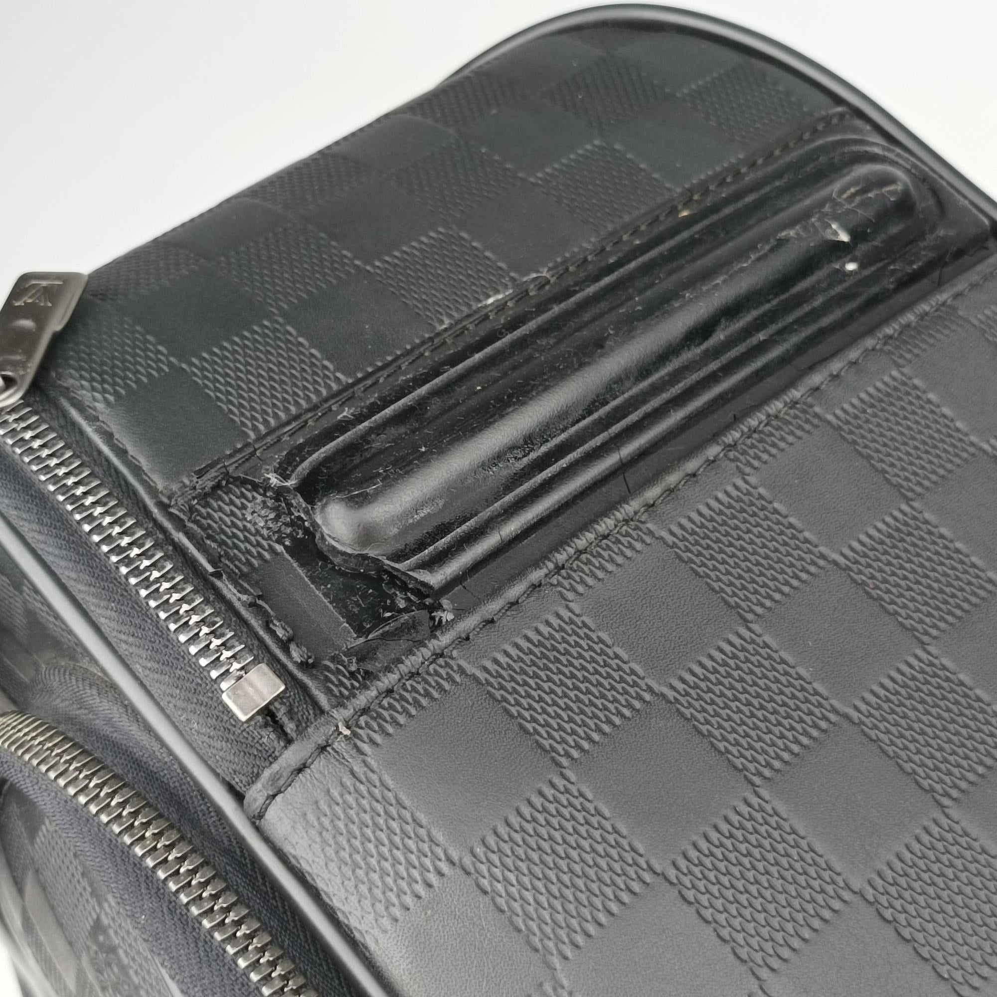 Pegase55 Case Matte Black Damier Infini N41231 SP0153ペガス55 スーツケース ブラック ダミエ アンフィニ N41231 SP0153