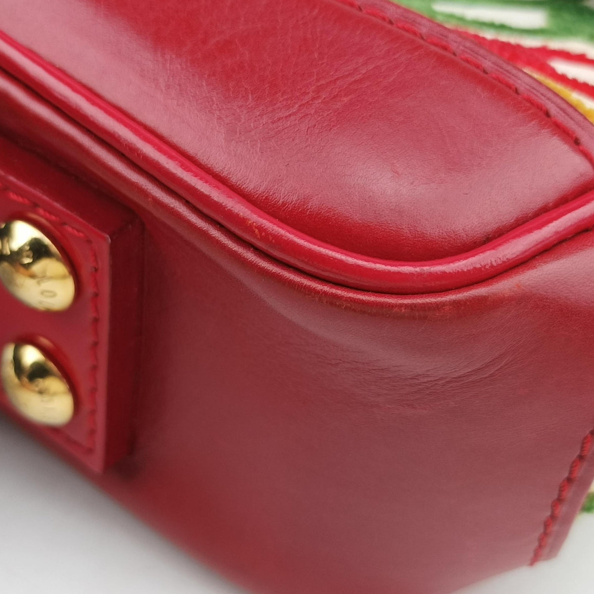 Dolly Charms multicolor Velvet×leather M95208 BA0056ドリー チャーム マルチカラー ベロア×レザー M95208 BA0056