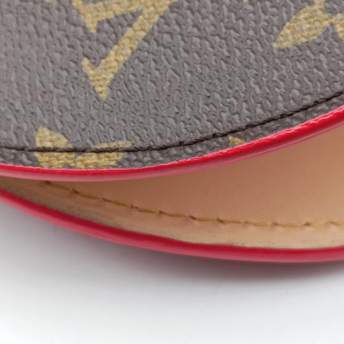 Christian Louboutin Collaboration Iconoclast Brown×red×beige Monogram Canvas×calf leather×ponyhair M41234 FO4194クリスチャンルブタンコラボ アイコノクラスト モノグラム/ブラウン×レッド×ベージュ モノグラムキャンバス×カーフレザー ×ハラコ M41234 FO4194