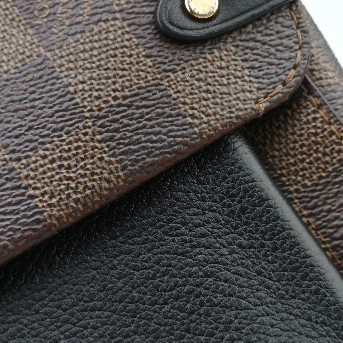 Vavin PM EBENE×Noir Damier Canvas×calf leather N40108 NZ2119ヴァヴァンPM エベーヌ×ノワール ダミエキャンバス×カーフレザー N40108 NZ2119