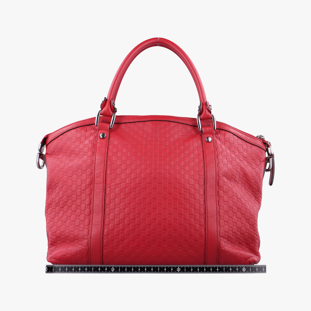 GG charm dome Red Leather 341503 E020202023GGチャーム ドーム レッド レザー 341503 E020202023
