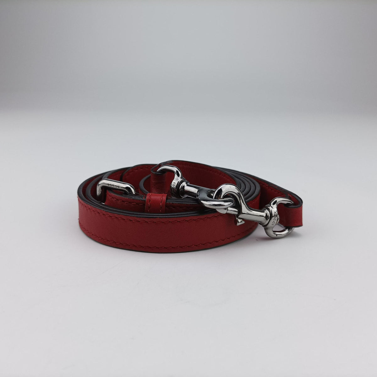 GG charm dome Red Leather 341503 E020202023GGチャーム ドーム レッド レザー 341503 E020202023