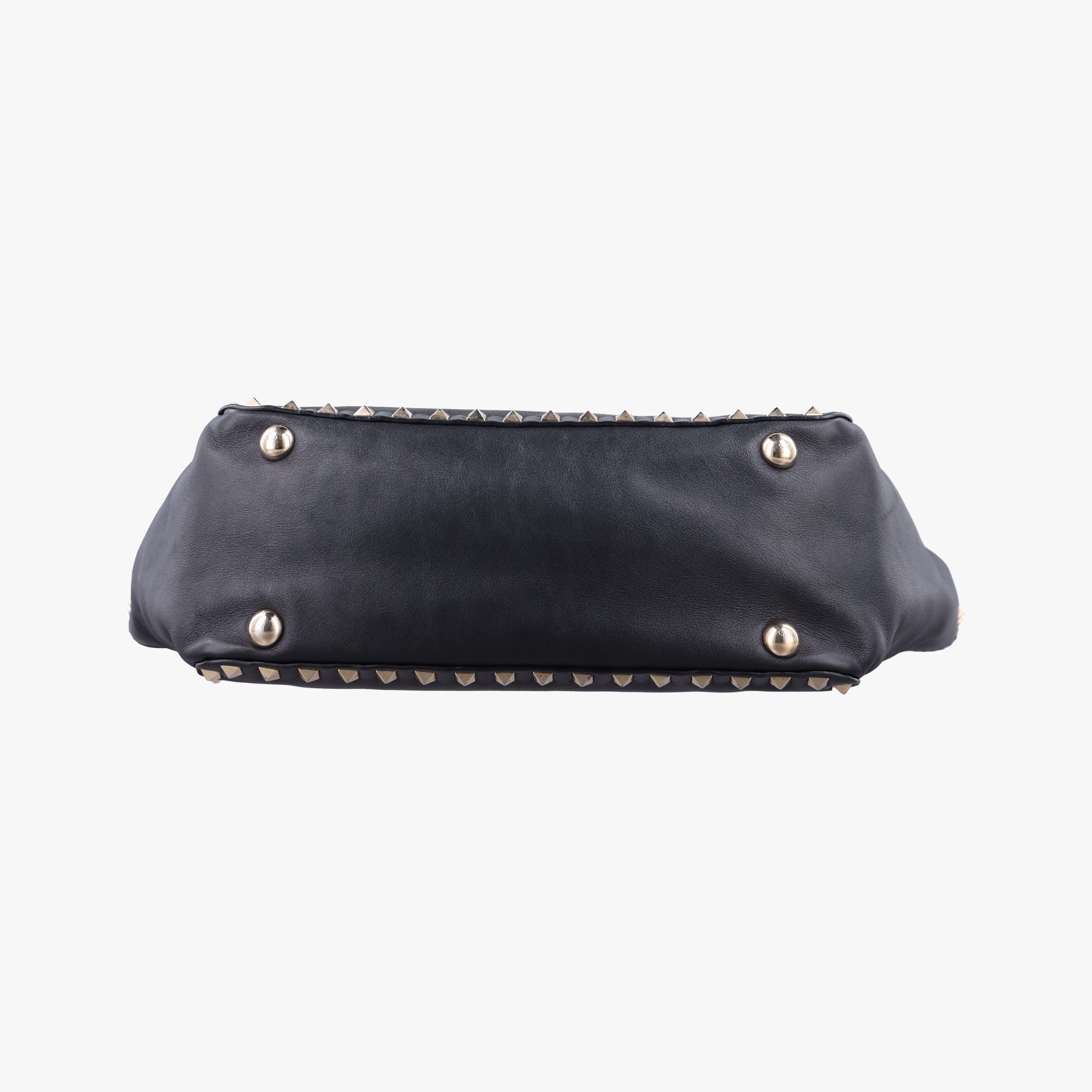 Rockstud Black Leather Lot number unknownロックスタッズ ブラック レザー 製番不明