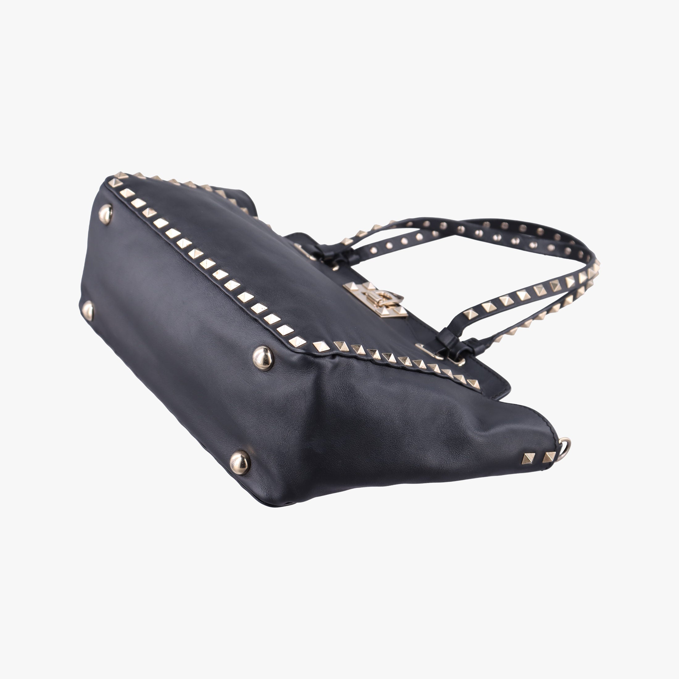 Rockstud Black Leather Lot number unknownロックスタッズ ブラック レザー 製番不明