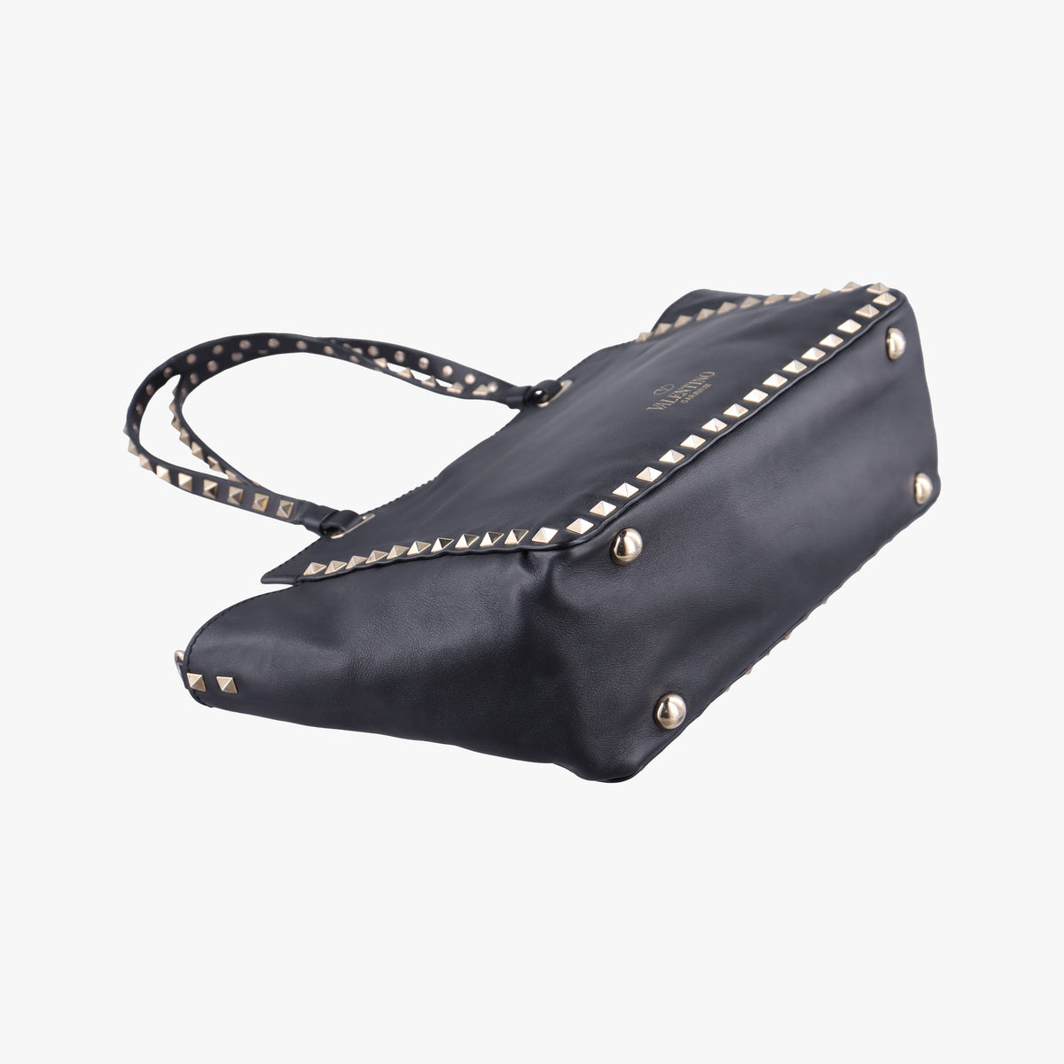 Rockstud Black Leather Lot number unknownロックスタッズ ブラック レザー 製番不明