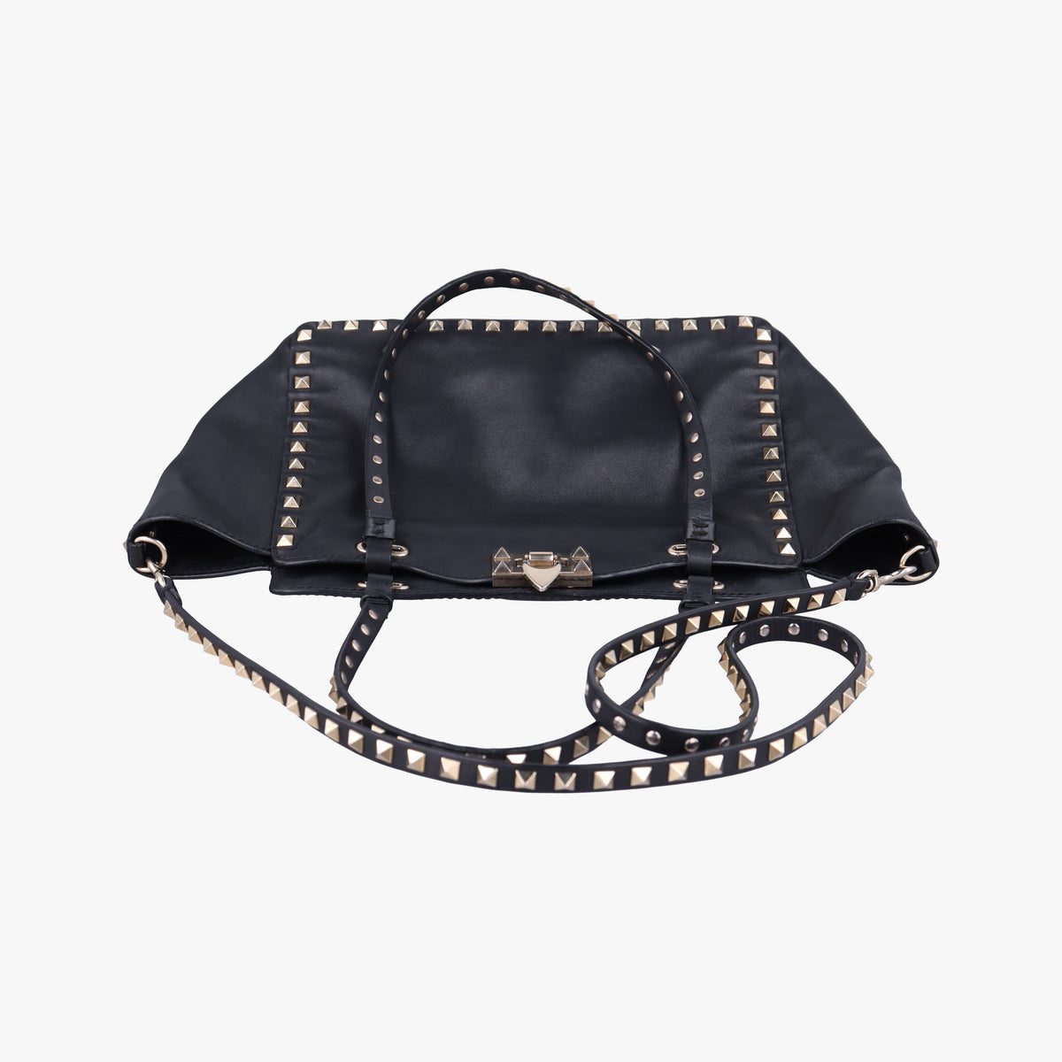 Rockstud Black Leather Lot number unknownロックスタッズ ブラック レザー 製番不明