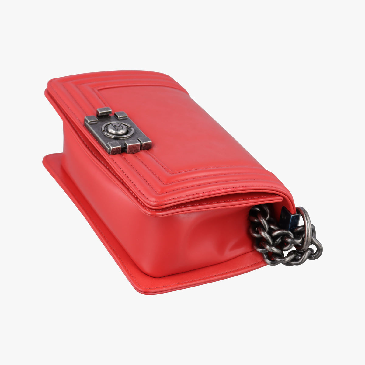 BOY CHANEL Red Leather A67085 21500449ボーイシャネル レッド レザー A67085 21500449