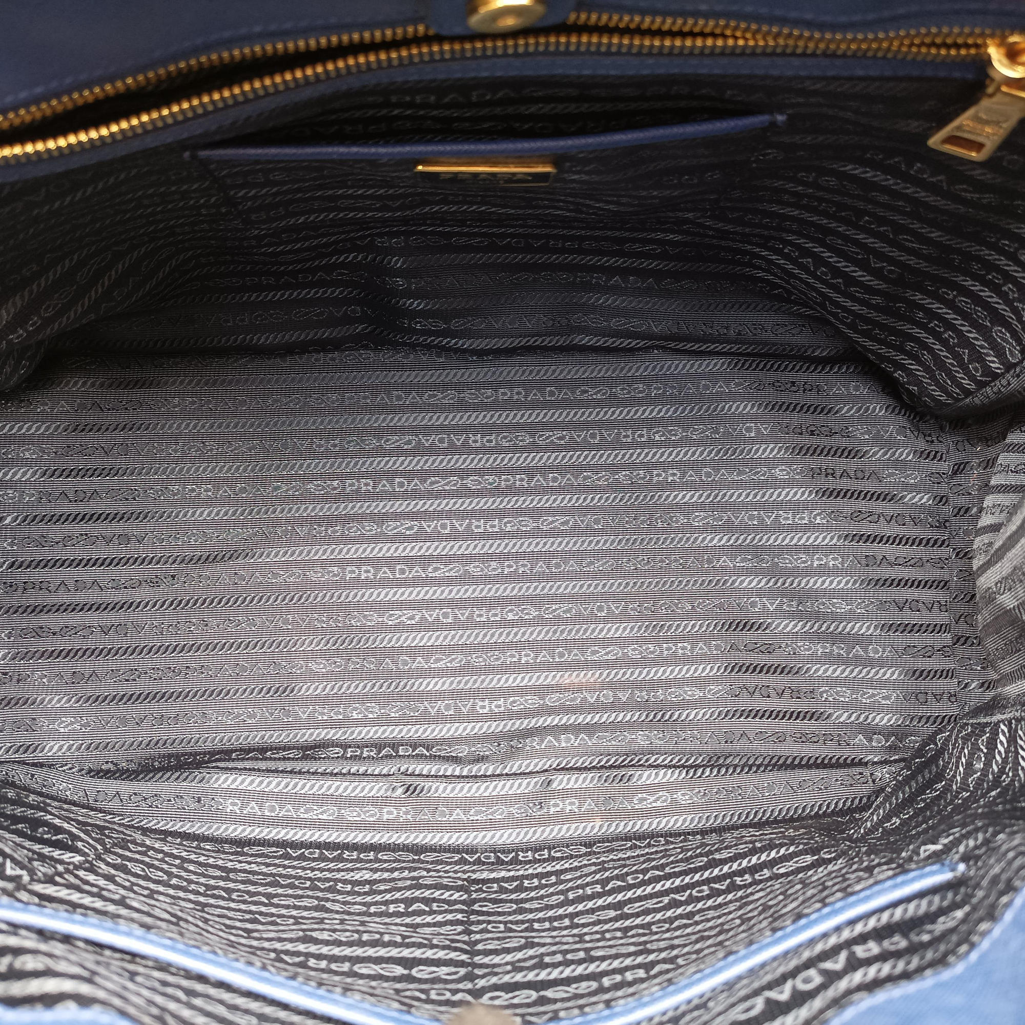 Galleria Blue SAFFIANO Leather BN2274 14ガレリア ブルー サフィアーノレザー BN2274 14