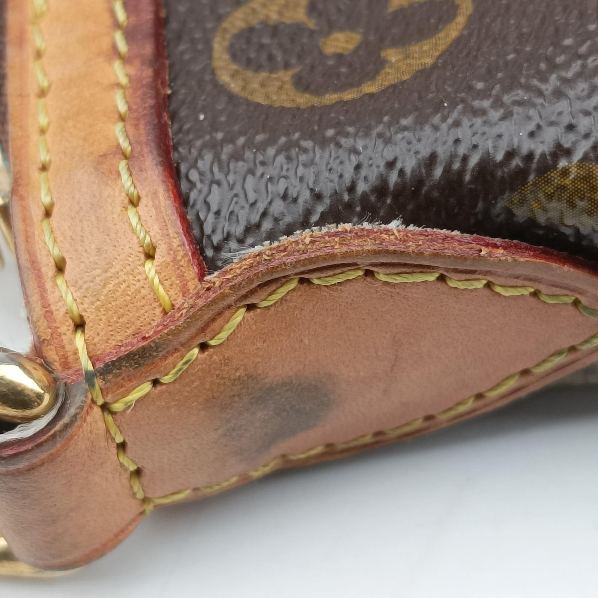 Vintage Louis Vuitton PALERMO PM brown Monogram Canvas M40145 shoulderbag | stylenewstar
