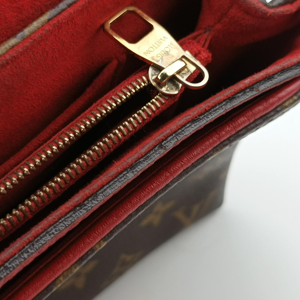 PALLAS Chain Brown×CERISE Monogram Canvas×calf leather M41201 CA2145パラス チェーン モノグラム/ブラウン×スリーズ モノグラムキャンバス×カーフレザー M41201 CA2145