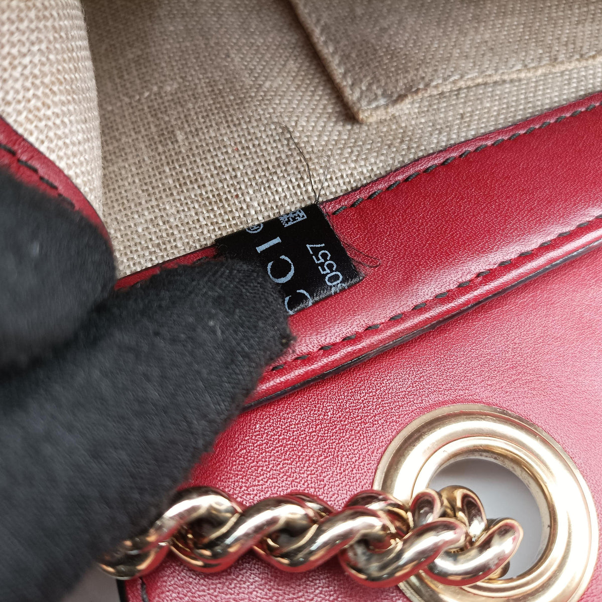 Emily Red Leather 449635 I022760557エミリー レッド レザー 449635 I022760557