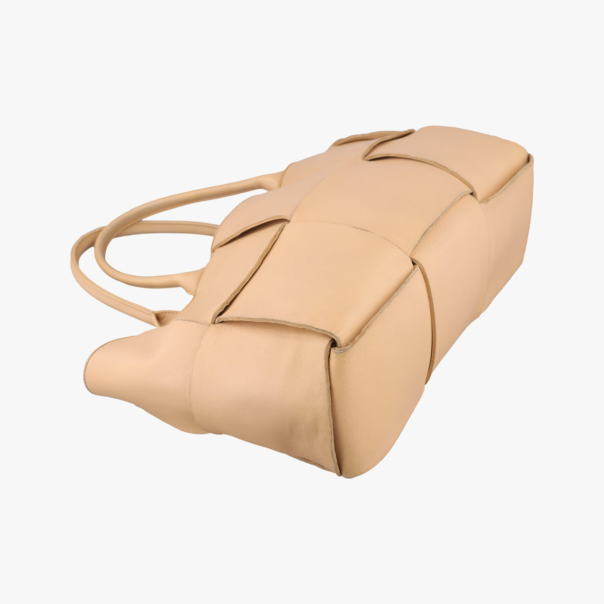 THE ARCO Tote Camel lambskin B09312938Rミディアム ザ アルコ トート キャメル ラムスキン B09312938R