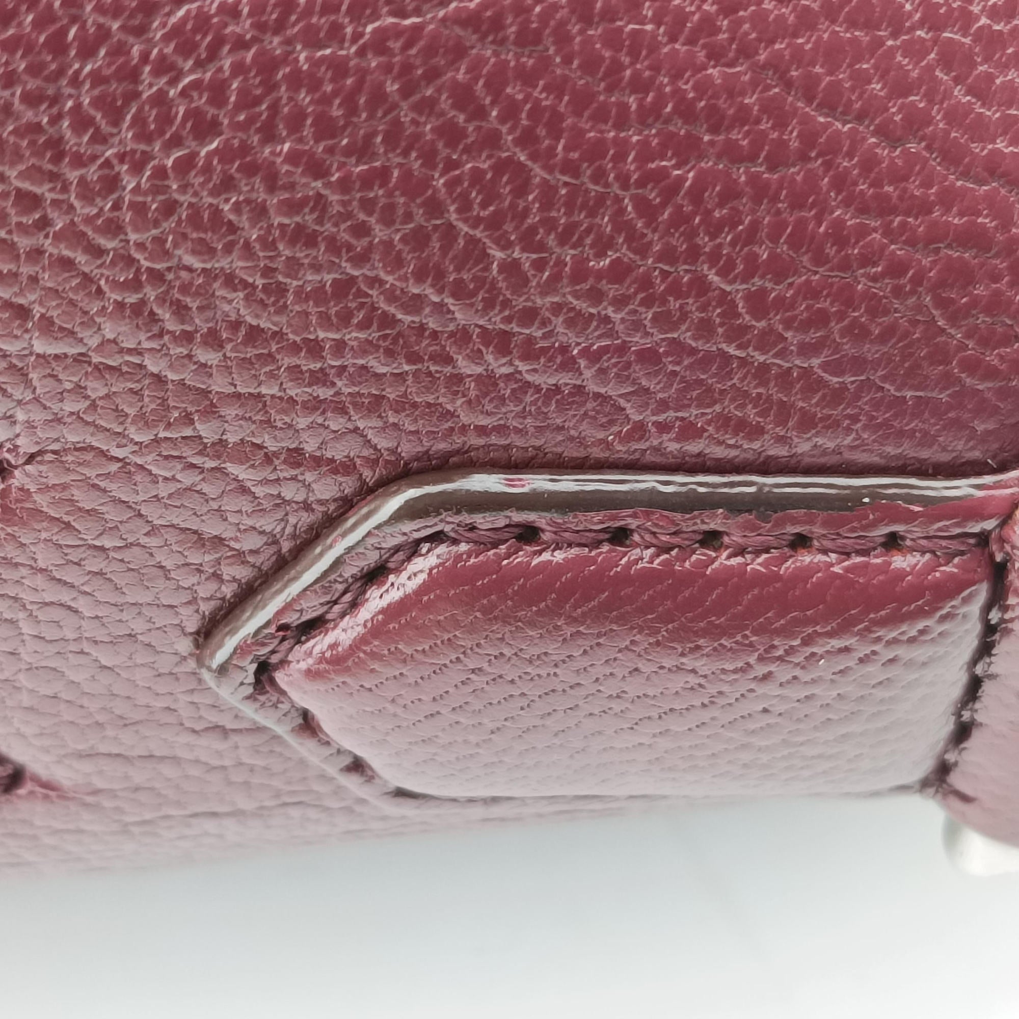 Antigona Burgundy Leather ZE D 0176アンティゴナ ワインレッド レザー ZE D 0176