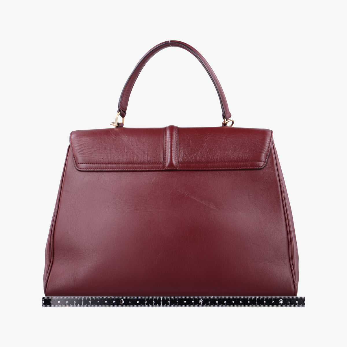 Pre-owned Celine 16 Bag Burgundy Calfskin shoulderbag | stylenewstar