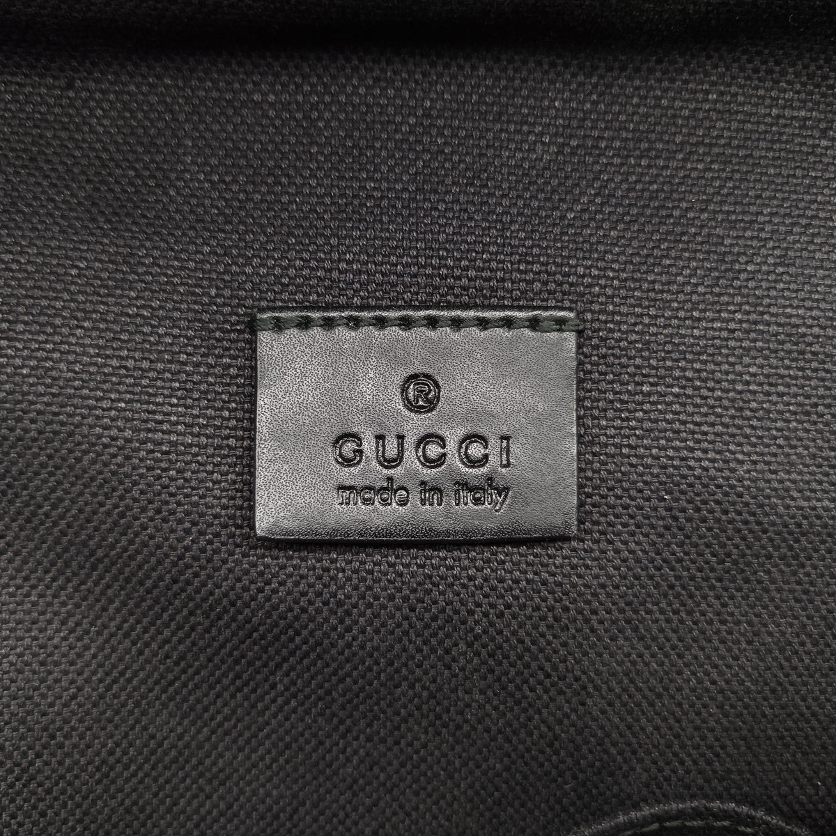 Pre-owned Gucci GG Supreme Navy x Black PVC coated canvas 478325 bum bag/waist bag | stylenewstar