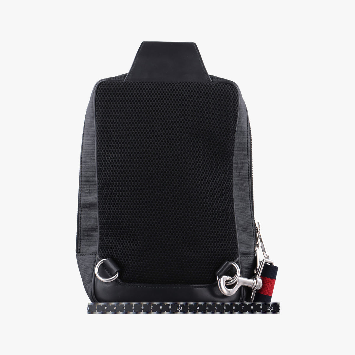 Pre-owned Gucci GG Supreme Navy x Black PVC coated canvas 478325 bum bag/waist bag | stylenewstar