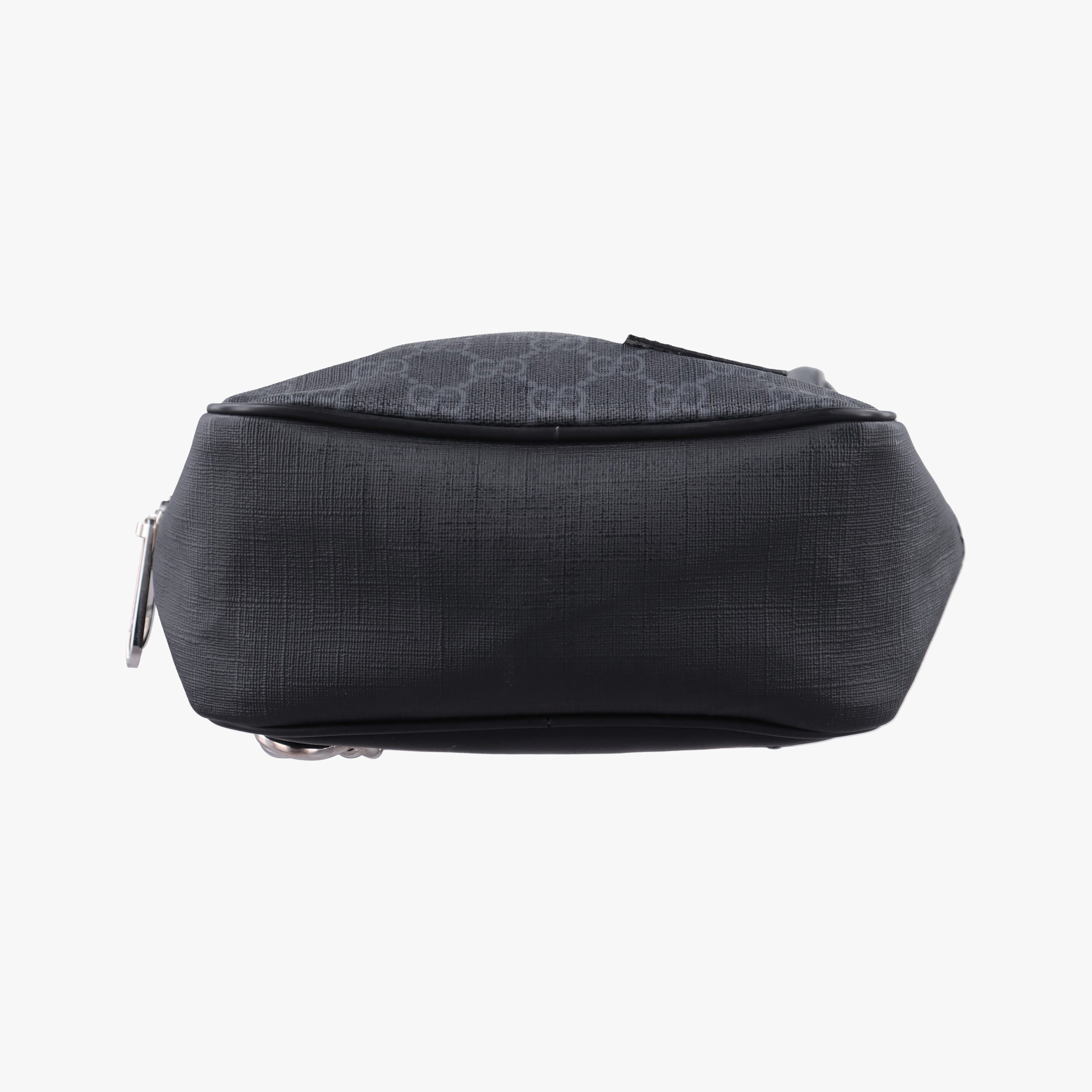 Pre-owned Gucci GG Supreme Navy x Black PVC coated canvas 478325 bum bag/waist bag | stylenewstar