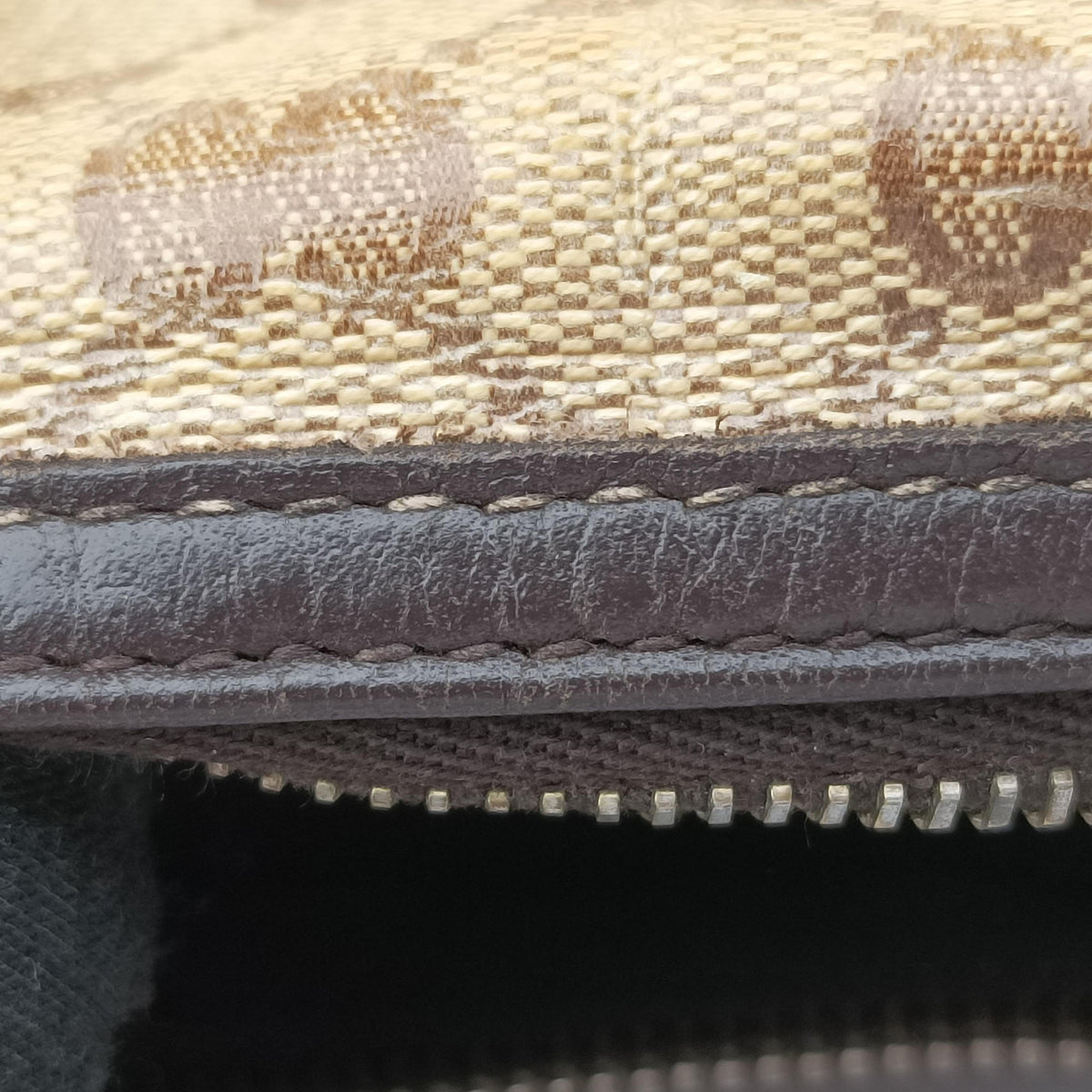 Joy Guccissima Brown PVC coated canvas 265697 F017281348ジョイ グッチッシマ ブラウン PVCコーティングキャンバス 265697 F017281348