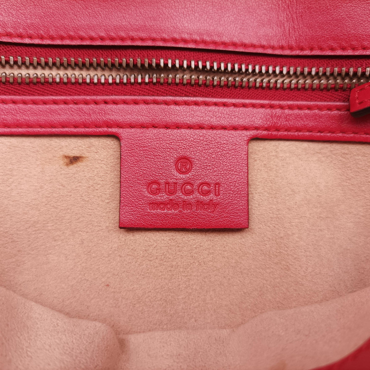 GG Marmont Red Leather 443497 C022367849GGマーモント レッド レザー 443497 C022367849
