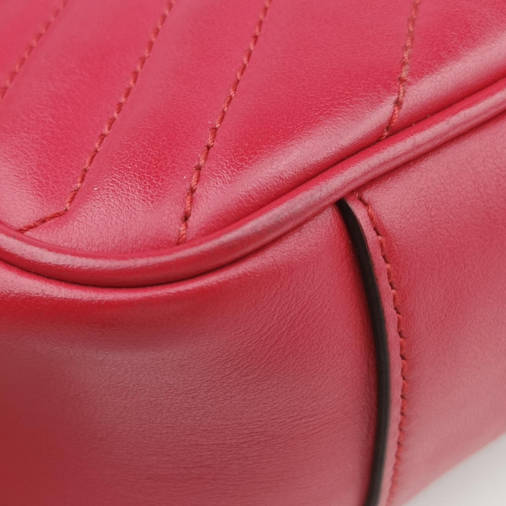 GG Marmont Red Leather 443497 C022367849GGマーモント レッド レザー 443497 C022367849
