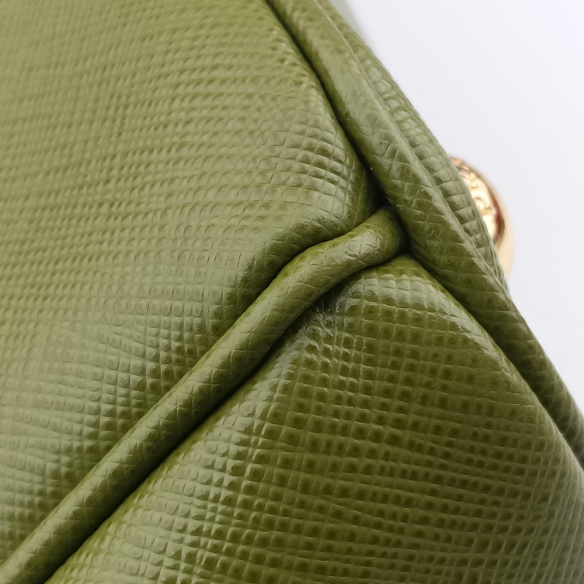 Galleria Green SAFFIANO Leather BN2274 180 2ガレリア グリーン サフィアーノレザー BN2274 180 2