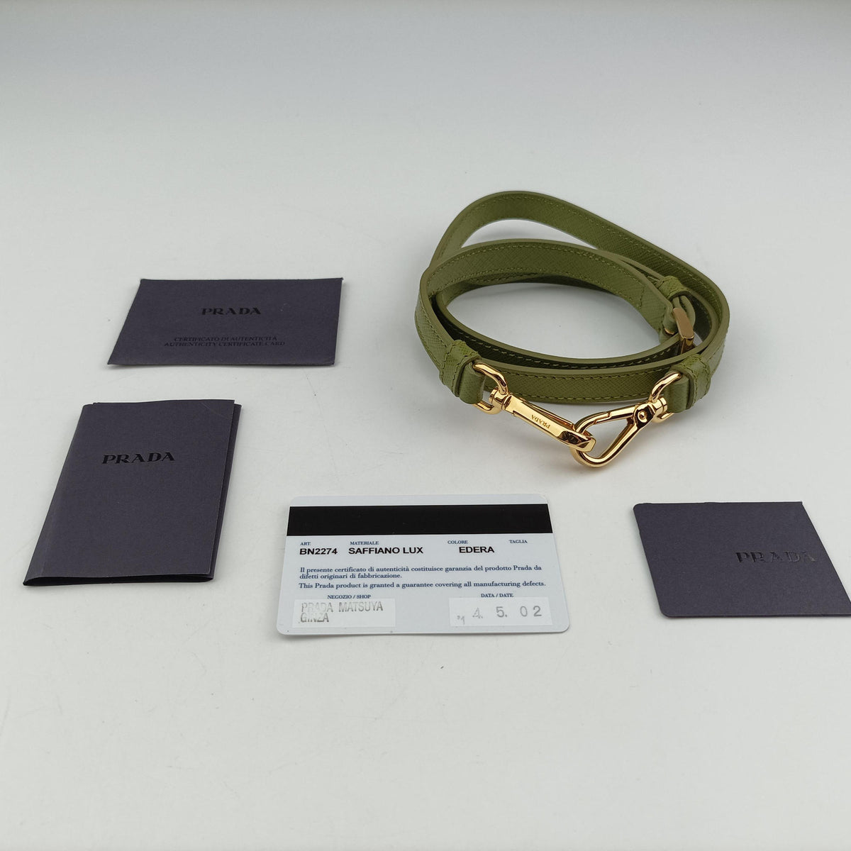 Galleria Green SAFFIANO Leather BN2274 180 2ガレリア グリーン サフィアーノレザー BN2274 180 2