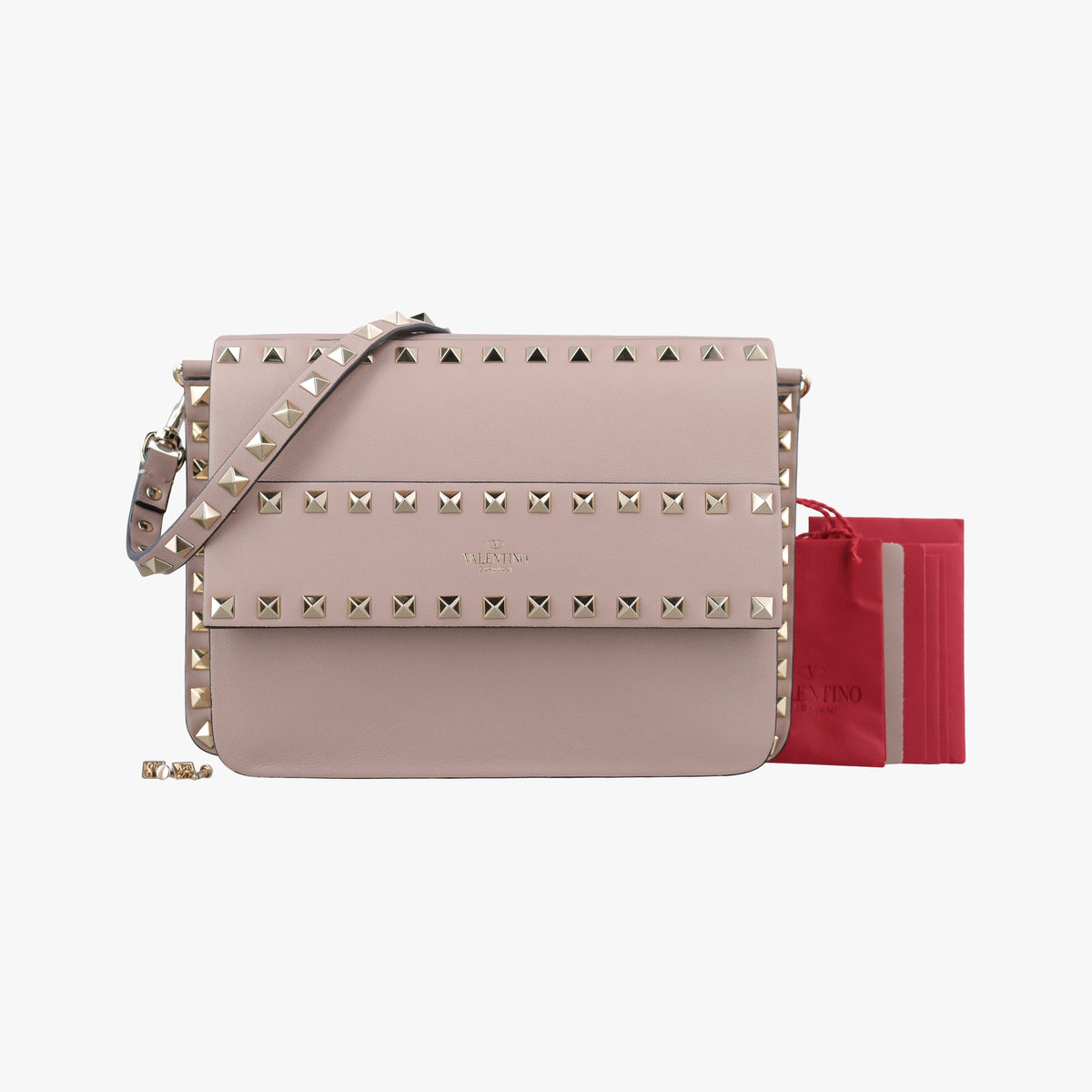 Rockstud Pink leather ロックスタッズ ピンク レザー