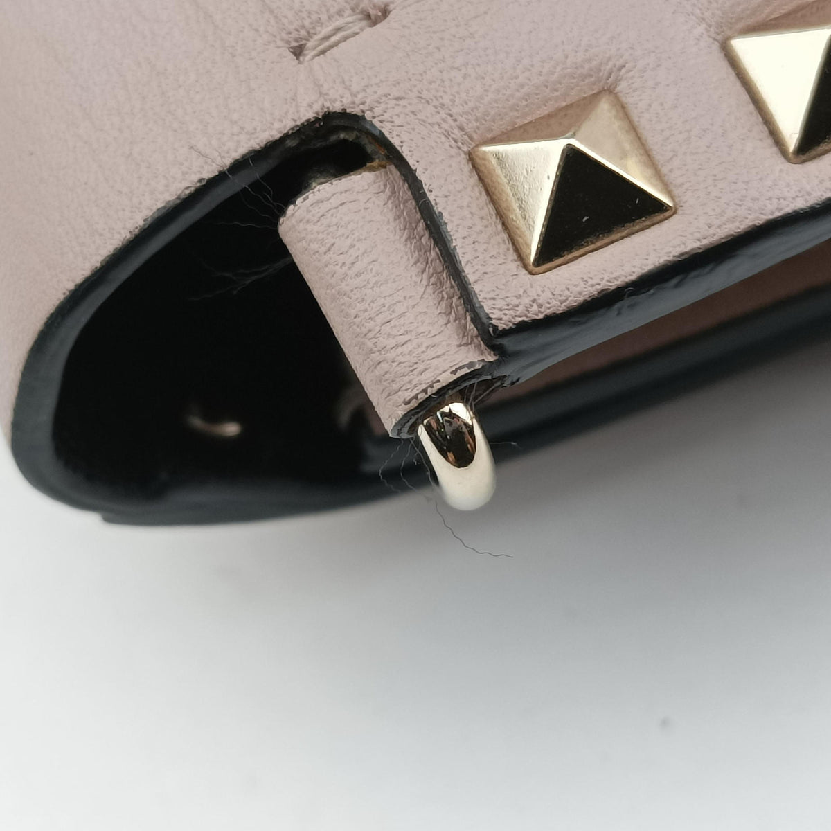 Rockstud Pink leather ロックスタッズ ピンク レザー
