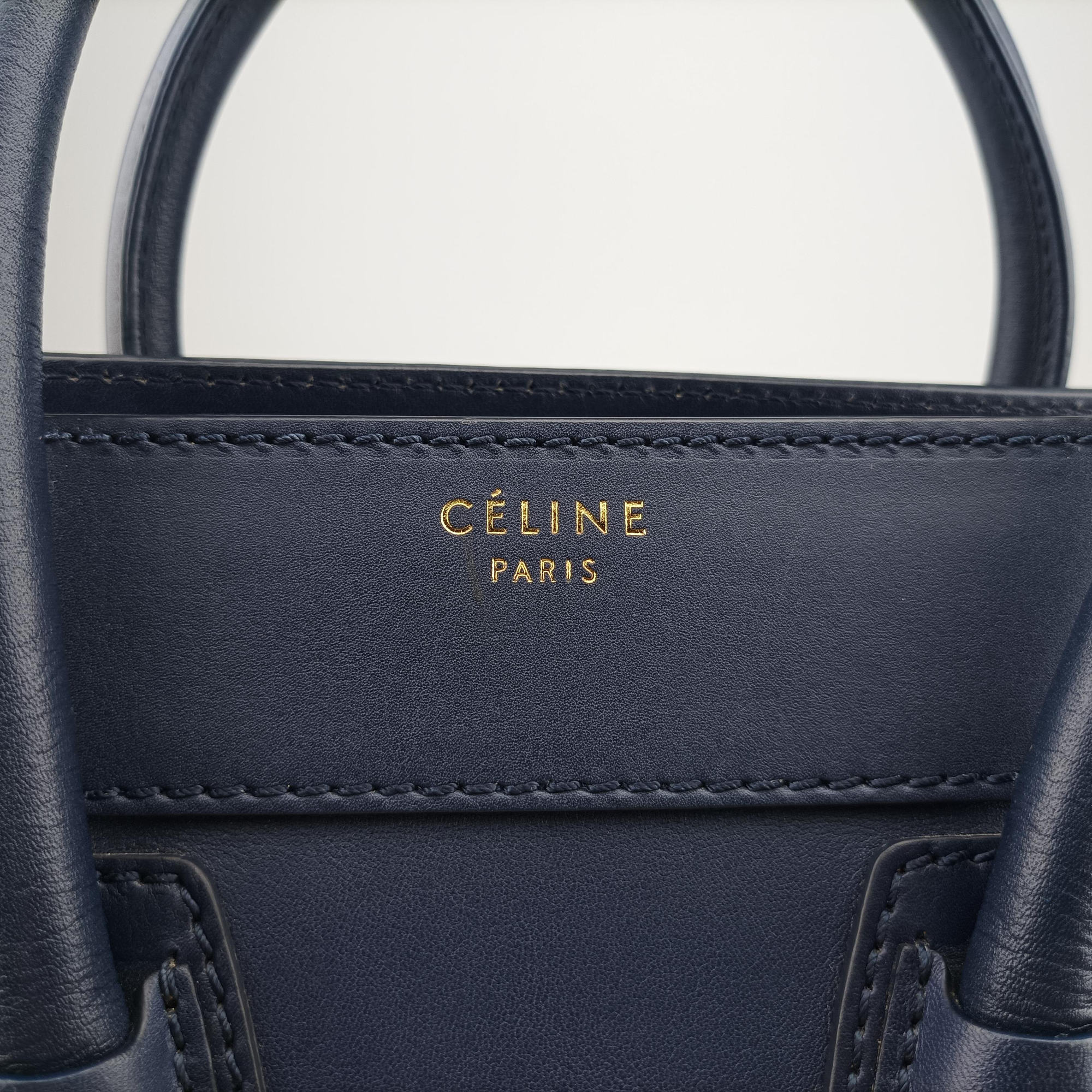 Luggage Mini Shopper Navy Leather S-ZP-0193ラゲージミニショッパー ネイビー レザー S-ZP-0193