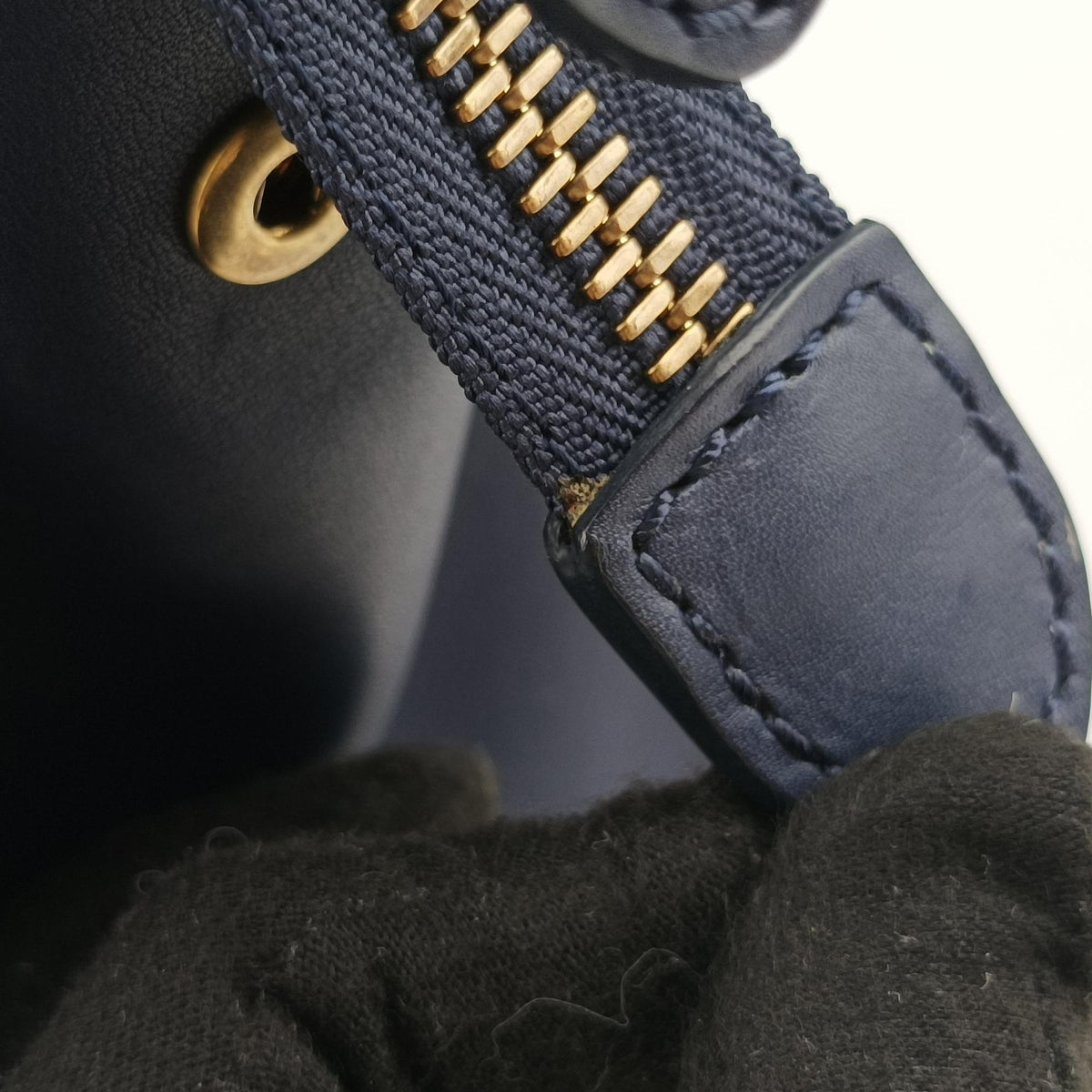 Luggage Mini Shopper Navy Leather S-ZP-0193ラゲージミニショッパー ネイビー レザー S-ZP-0193