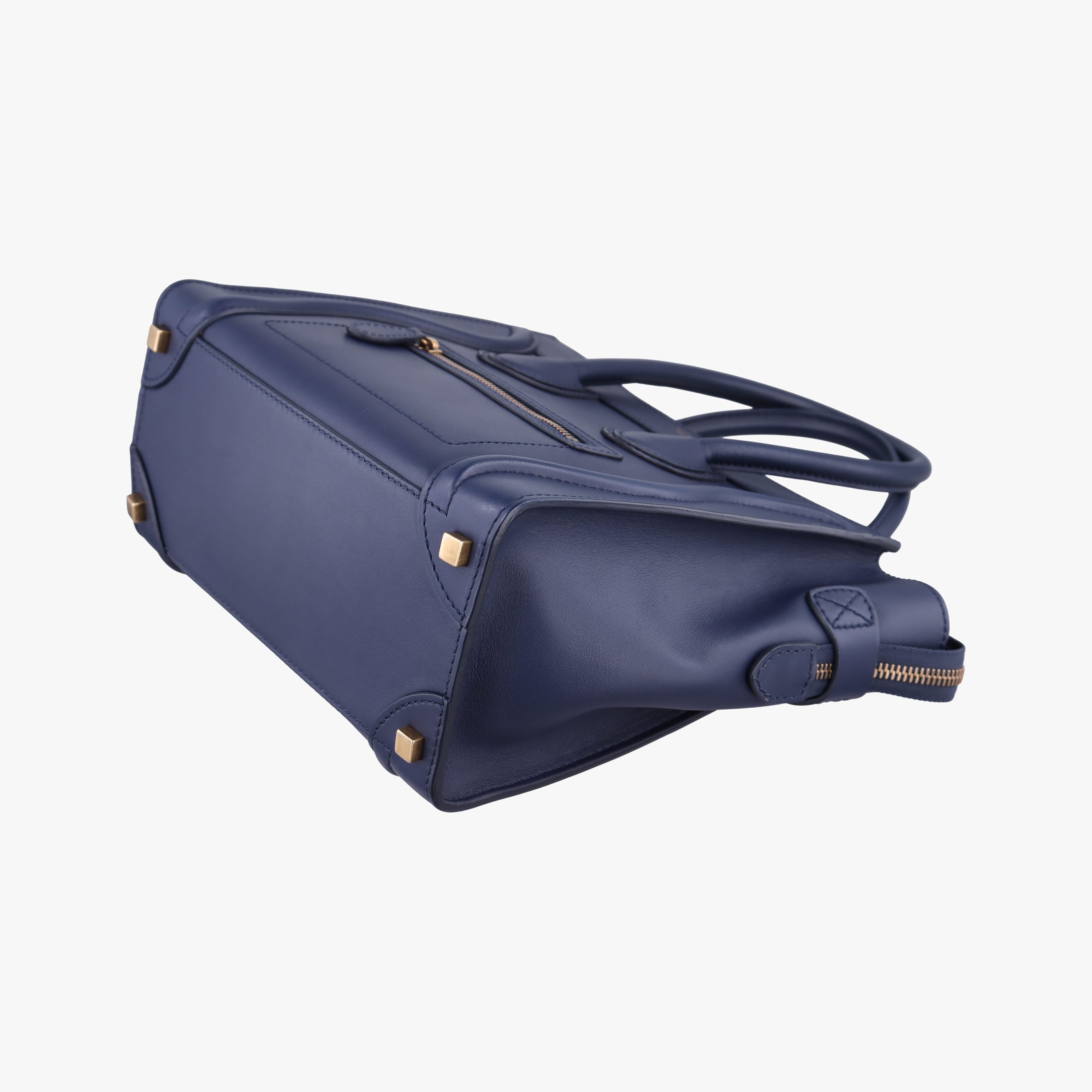 Luggage Mini Shopper Navy Leather S-ZP-0193ラゲージミニショッパー ネイビー レザー S-ZP-0193